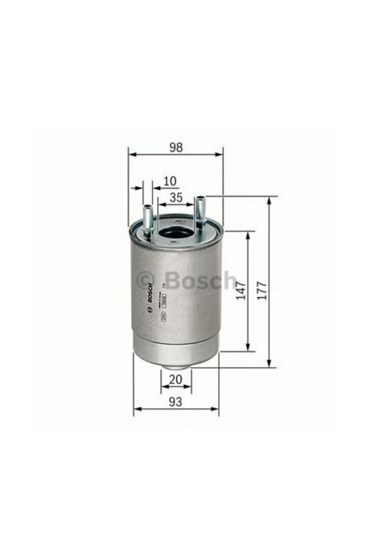 Bosch F026402067 Mazot Filtresi Fluence Scenıc Megan Iıı 1.5dcı K9k (85-90-105-110hp)