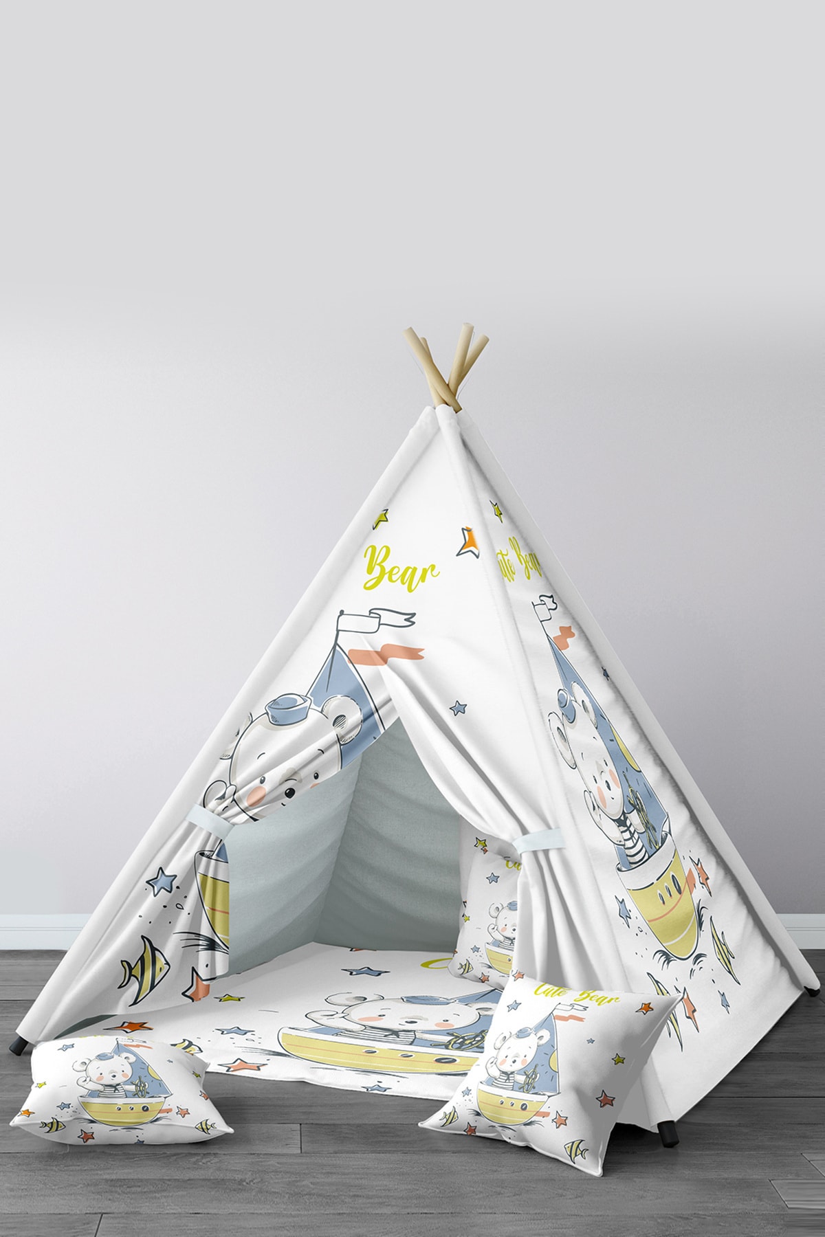 instababyrooms Çocuk Odası Tasarım Kızıldereli Oyun Çadırı Moodel No:68