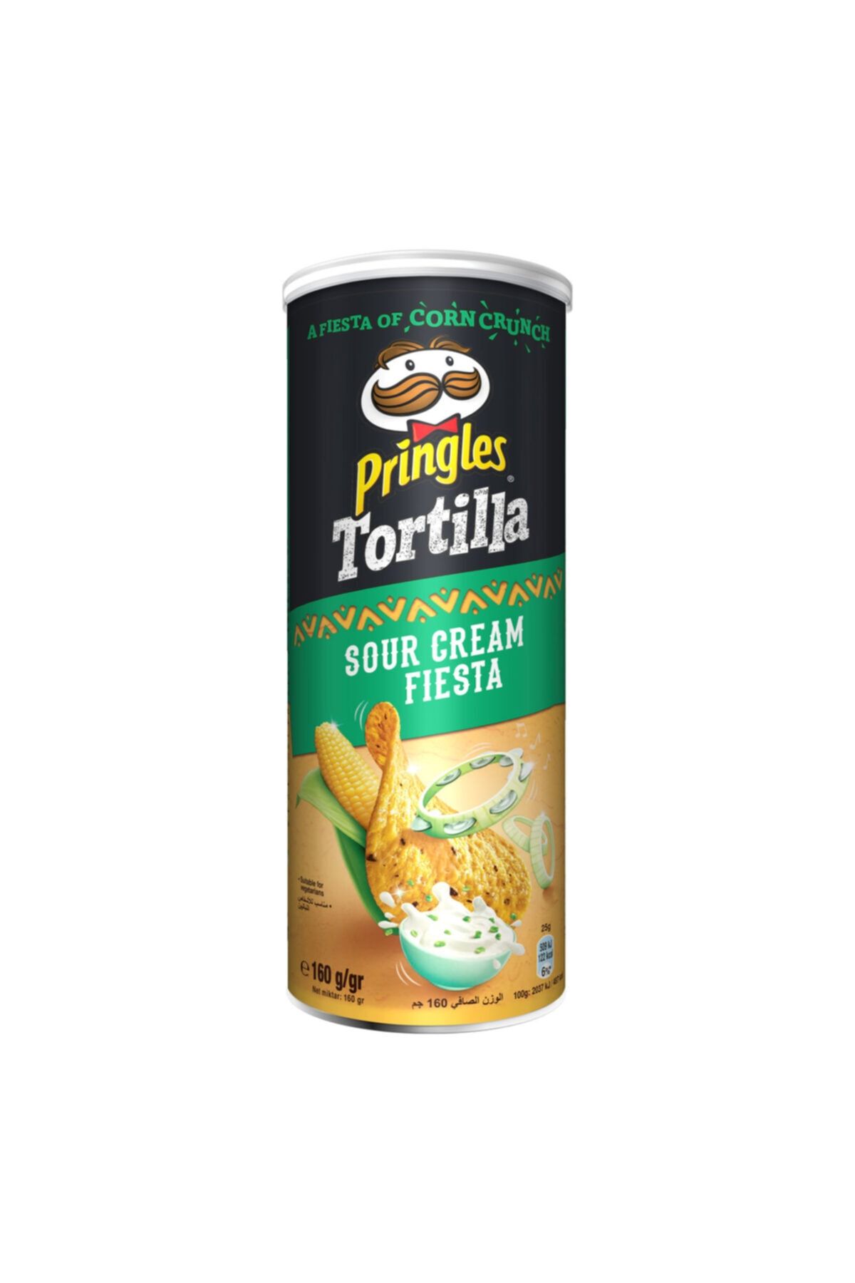 Pringles Tortilla Sour Cream (Ekşi Kremalı) 160 Gr