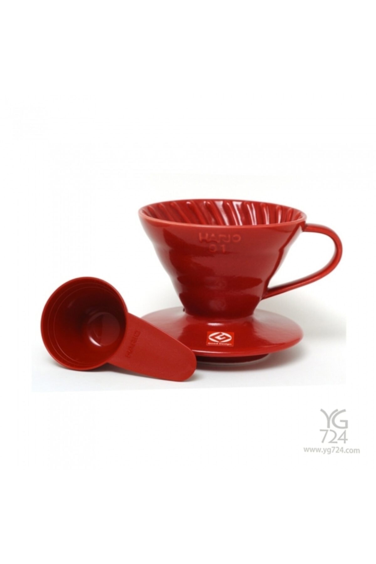 Hario V60 Kırmızı Dripper 01
