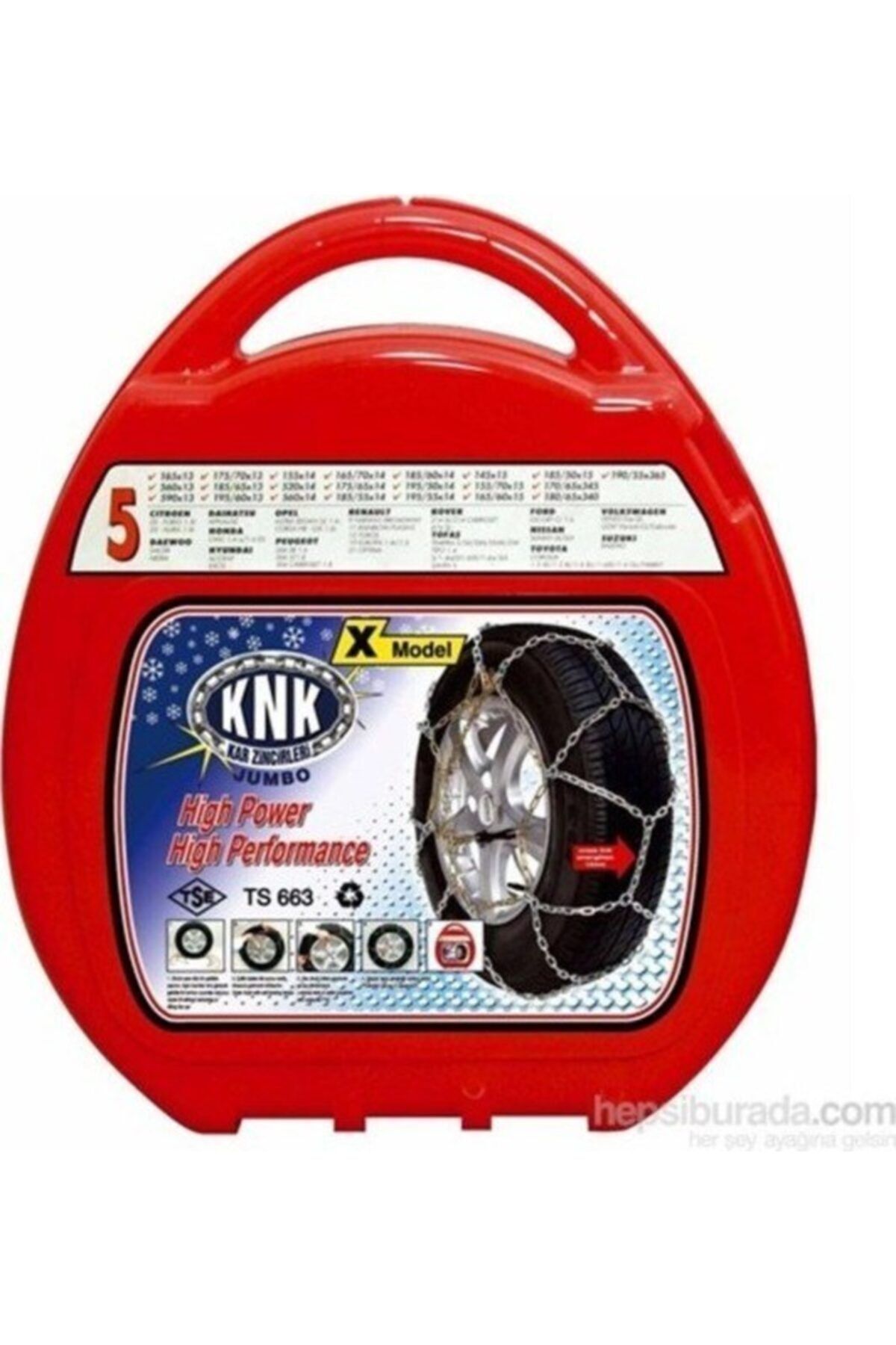 KNK Kar Zinciri 195/65r365