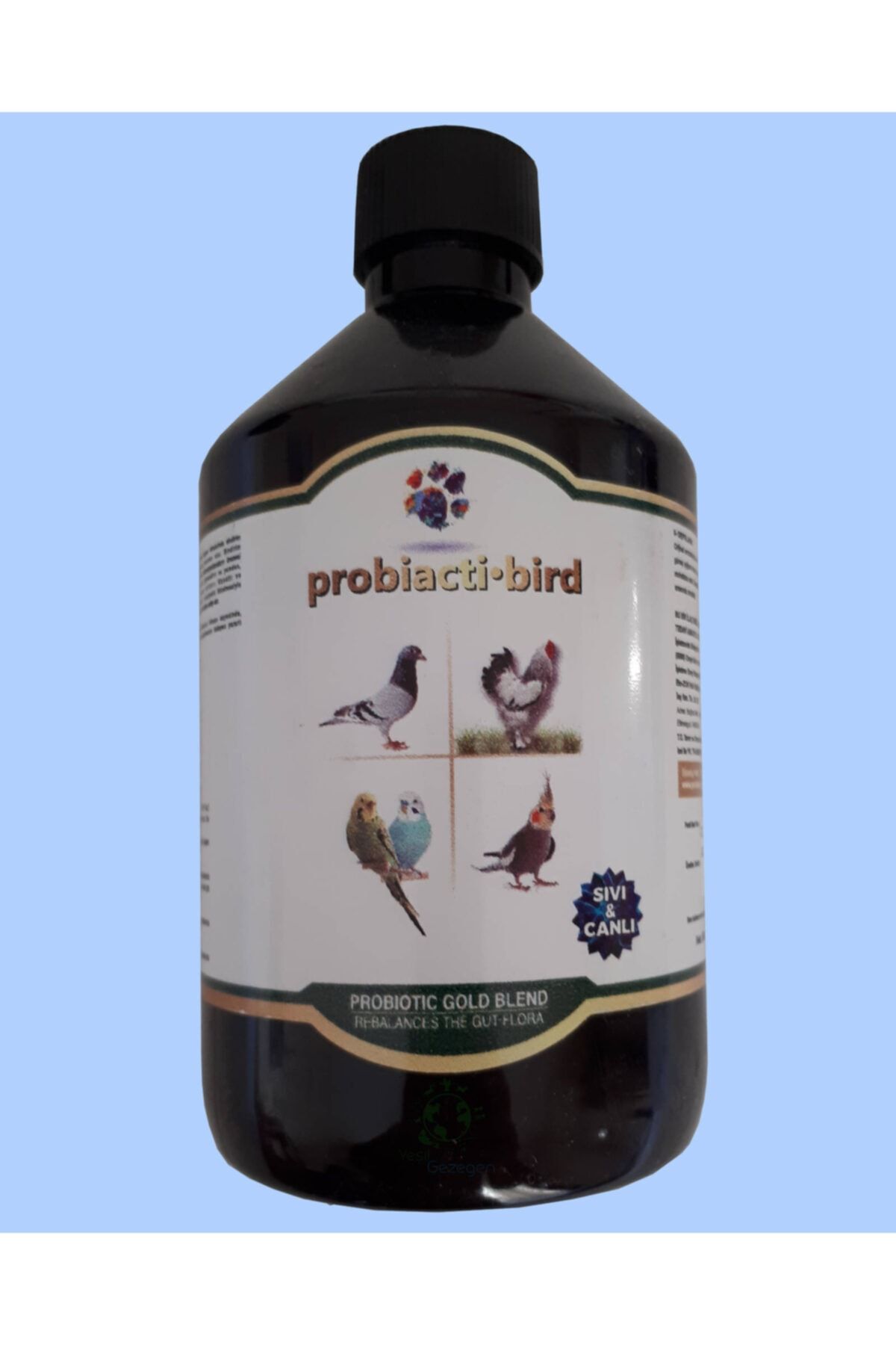 probiactibird Probiacti.bird 500ml Kuşlar & Kanatlılar Için Probiyotik Sindirim &ve Bağışıklık Sistemi Desteği
