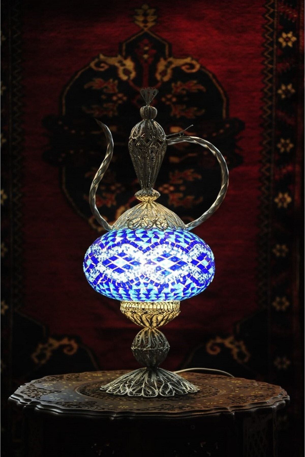 YSK Gift Shop Ibrik Görünümlü Antik Masa Lambası