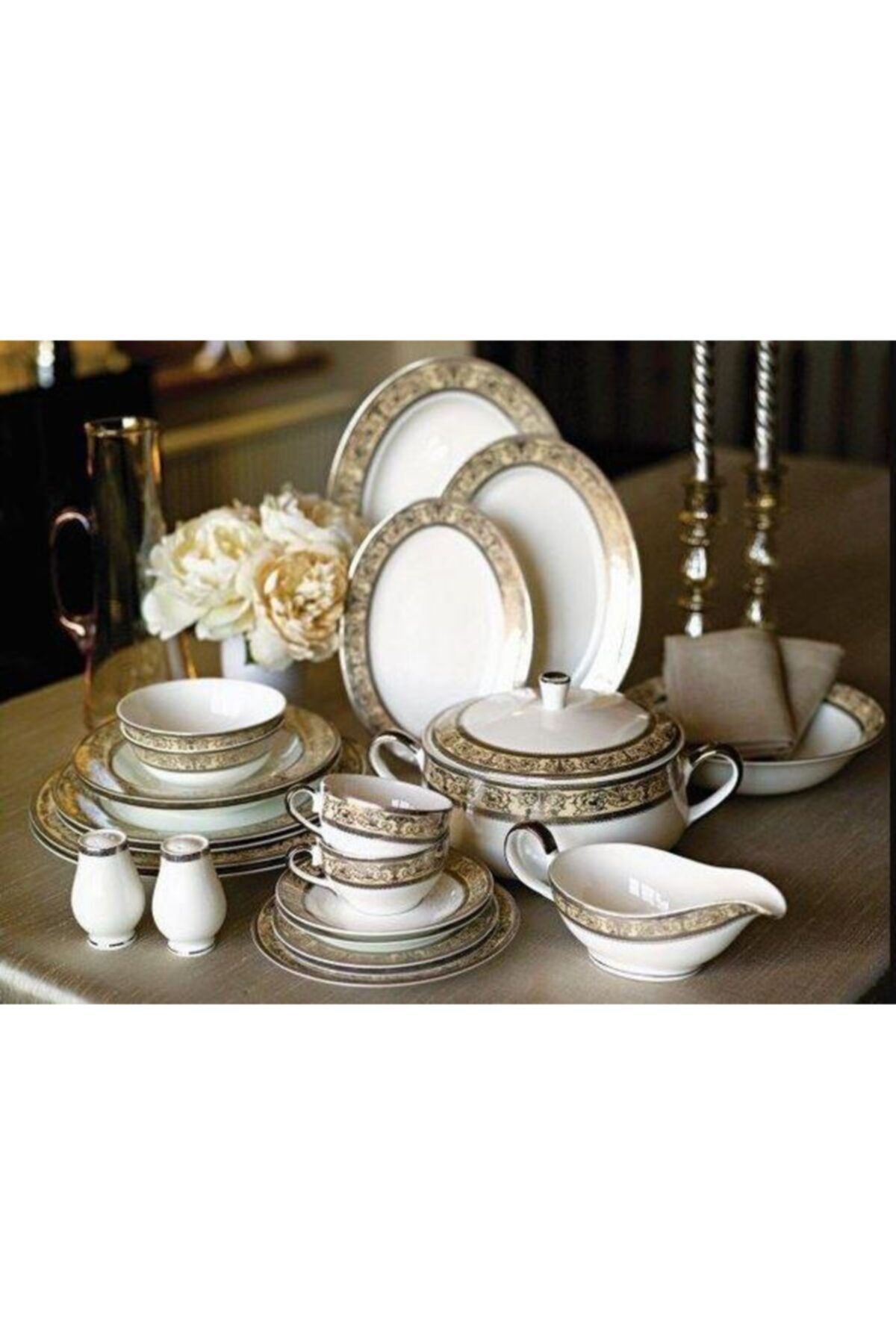 Koleksiyon Margot 85 Parça 12 Kişilik Yemek Takımı