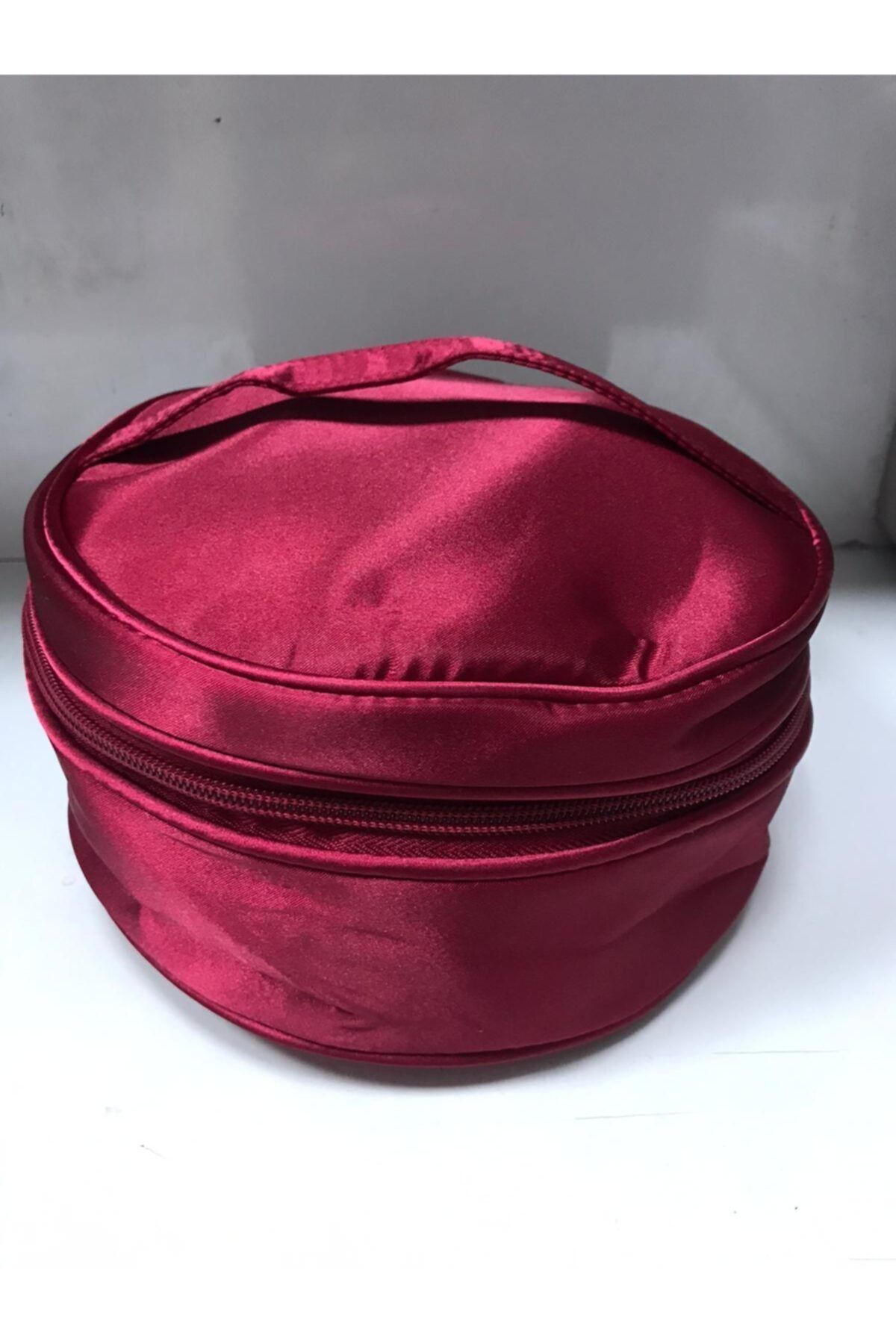 OLAY Silindir Saten Makyaj Çantası 20x20cm