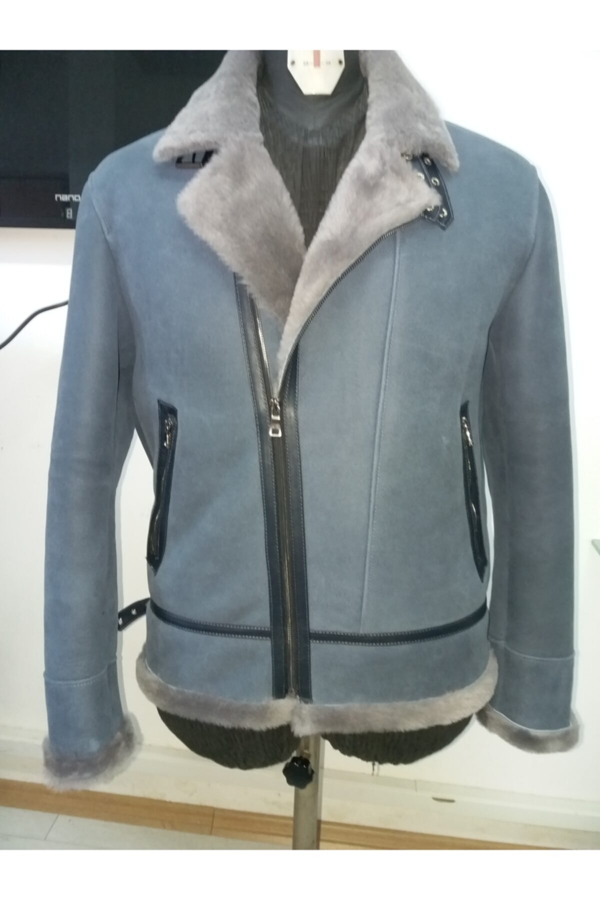 CEMRE DERİ Erkek Pilot Model Kürk