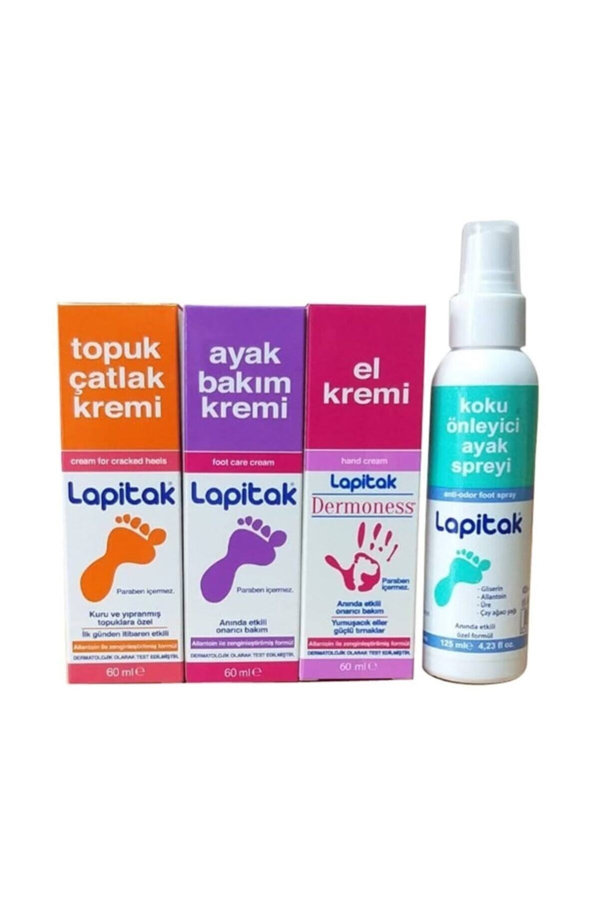 Lapitak El Ayak Topuk Kremleri +koku Önleyici Ayak Spreyi