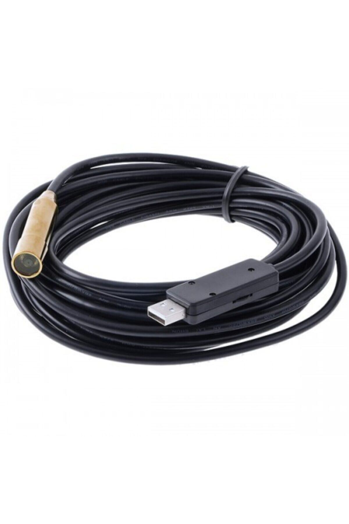 Kingboss 5 Metre Metal Uçlu Usb Endoskop Yılan Kamera Su Geçirmez