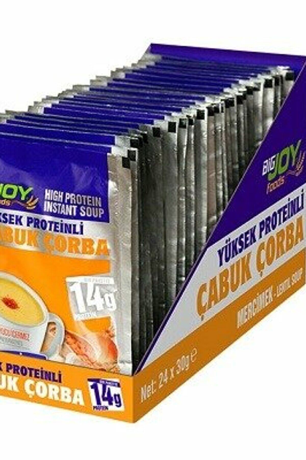 Bigjoy Sports Proteinli Çabuk Çorba 30 Gr 24 Adet - Kremalı Tavuk