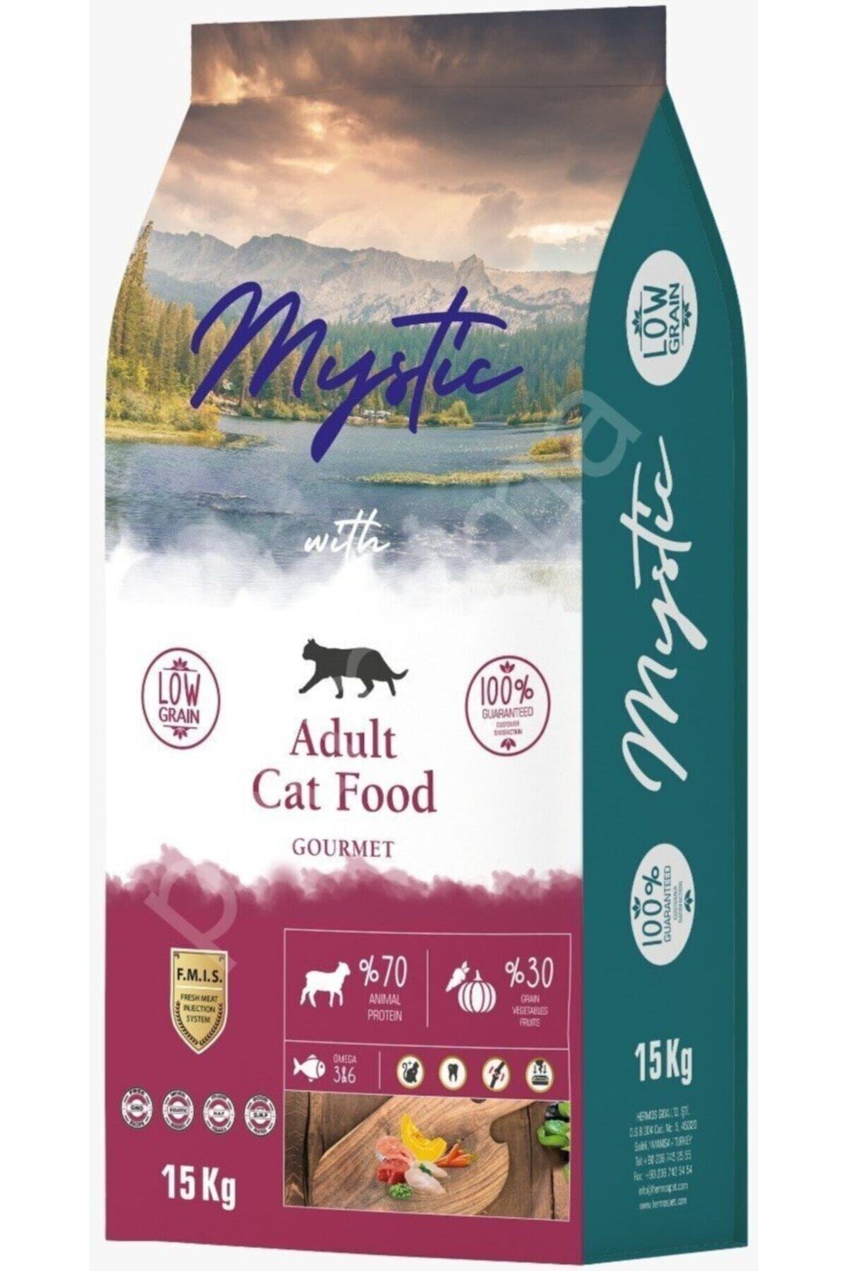 Mystic Az Tahıllı Gurme Yetişkin Kedi Maması 15 Kg