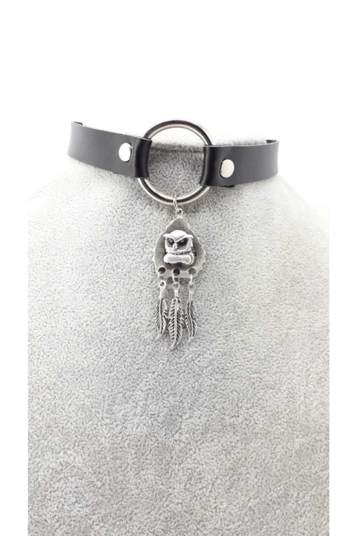 Fugusugu Owl Dream Catcher Choker