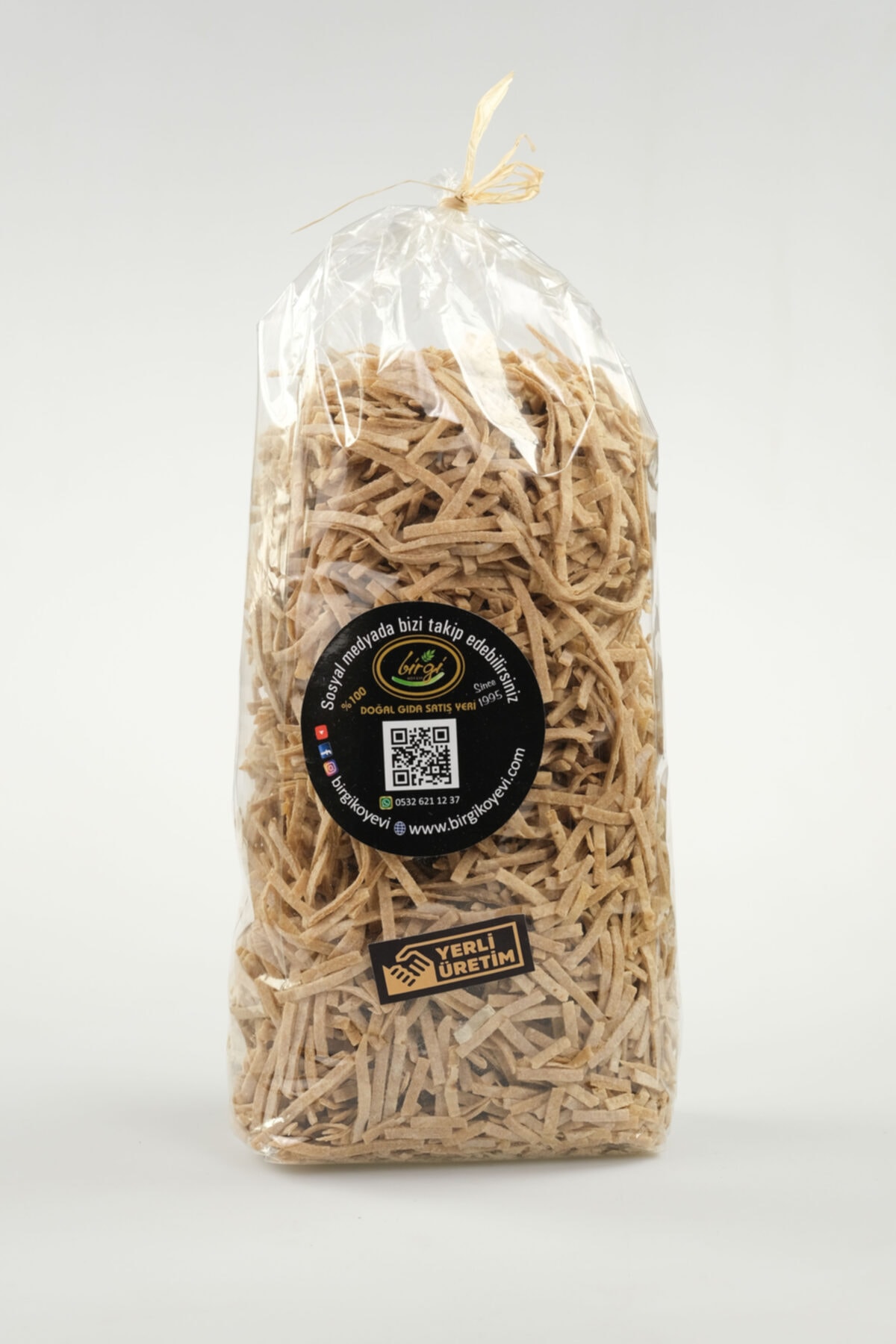 birgi köy evi Tam Buğdaylı Erişte 1 Kg