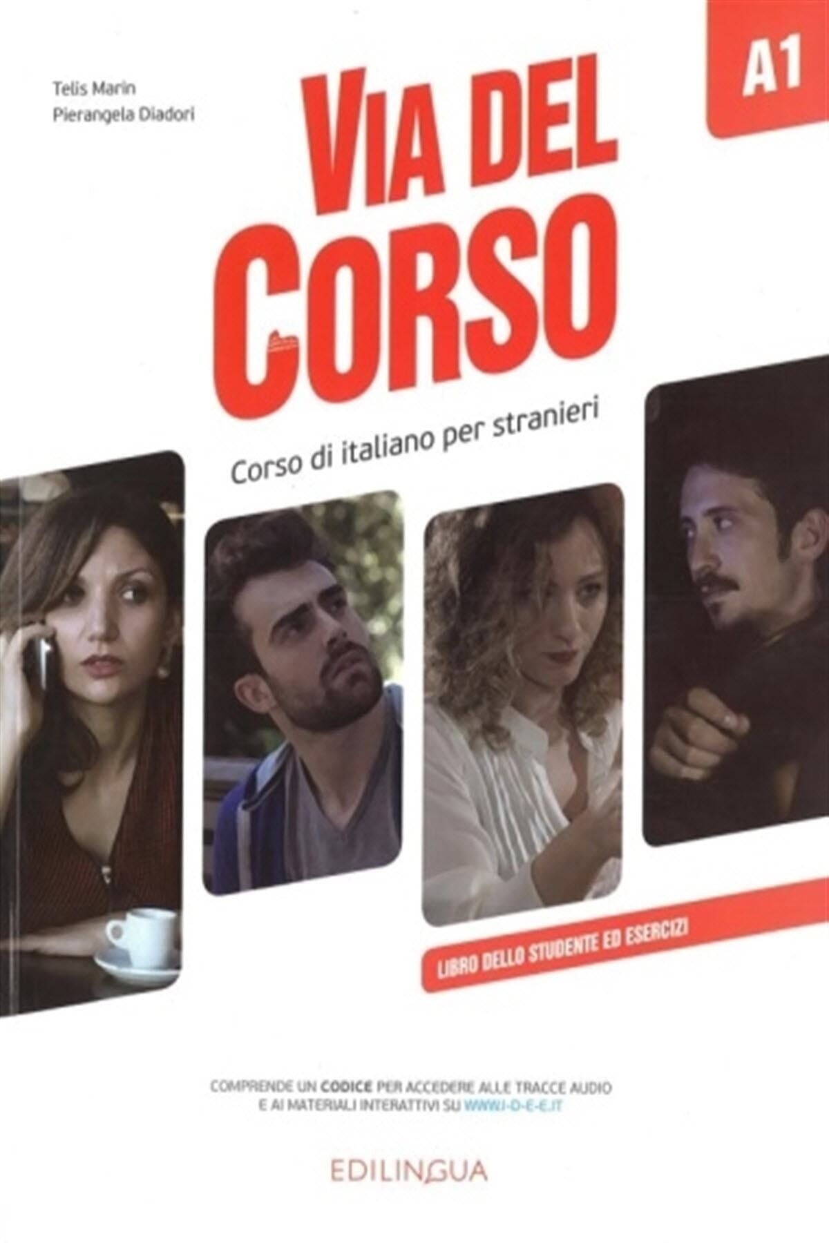 Edilingua Yayınları Via Del Corso A1 Libro Dello Studente Ed Esercizi