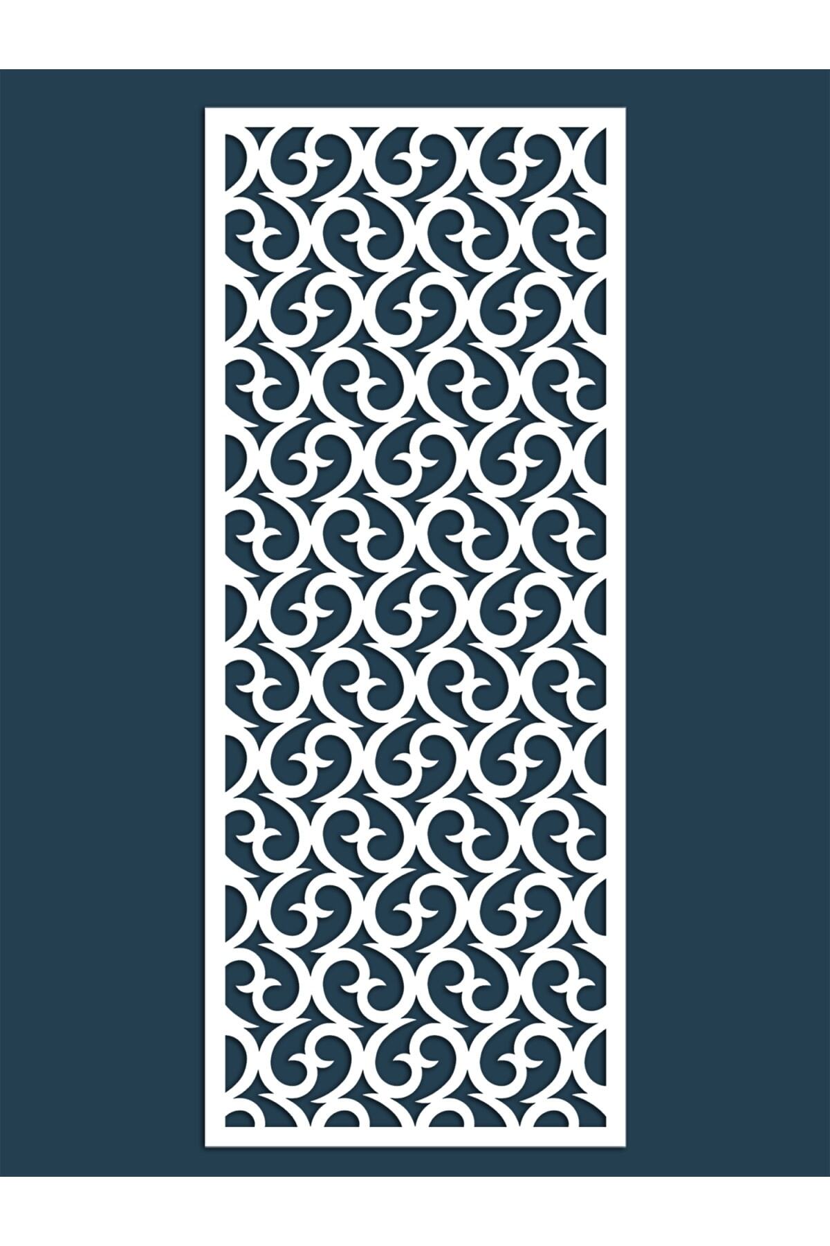 Liar Dekor Liar Ahşap Seperatör (Paravan) - KSP-09 - (10 mm) - (85 cm x 210 cm) - (Beyaz)