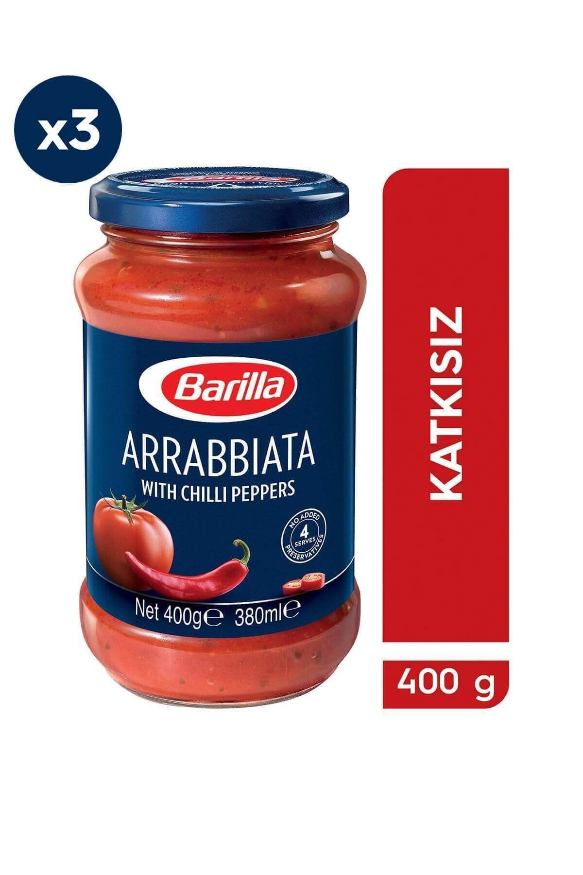 Barilla Acılı / Arrabbiata Sos 400 gr 3'lü