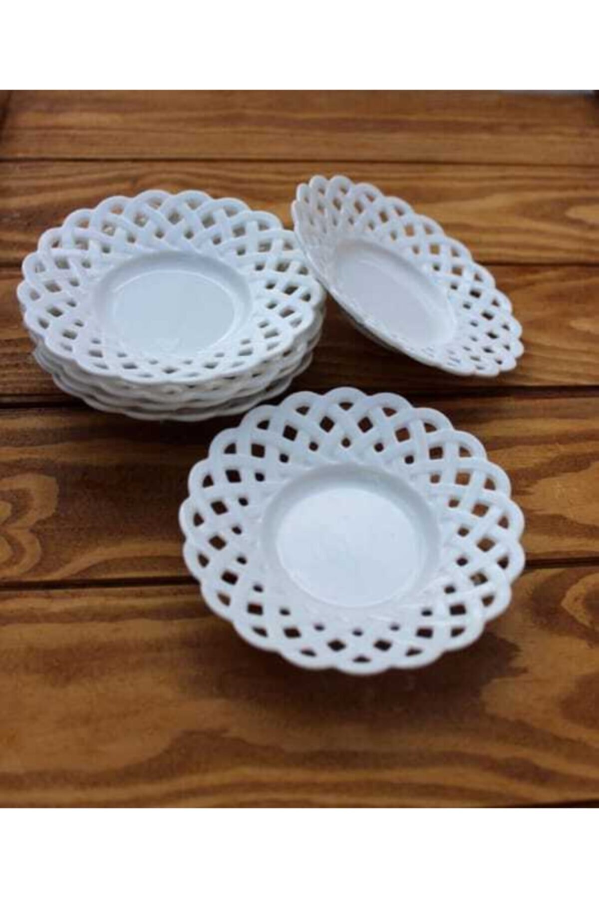 Paçi 6 Lı Porselen Çay Tabğı