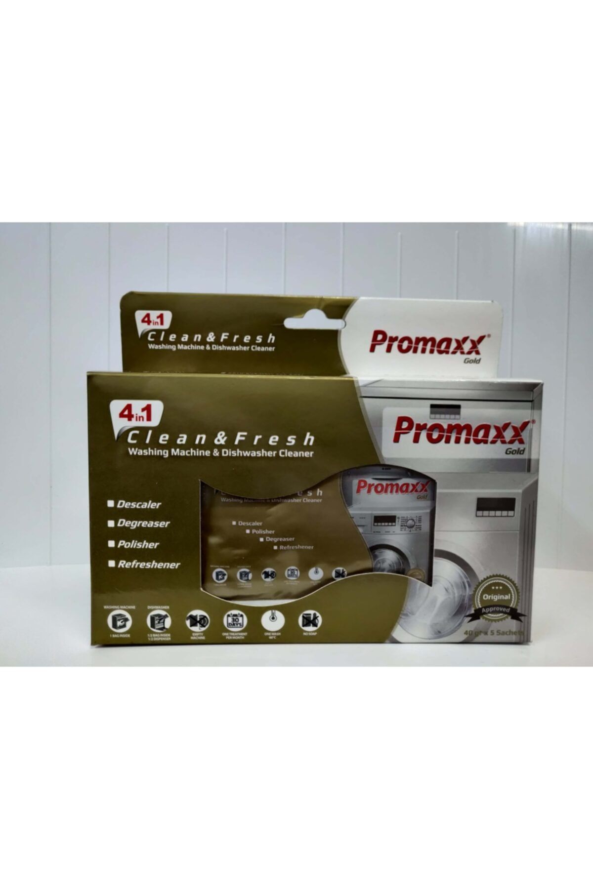 Promaxx Orjinal Çamaşır Ve Bulaşık Makinesi Temizleyici & Kireç Sökücü 5'li