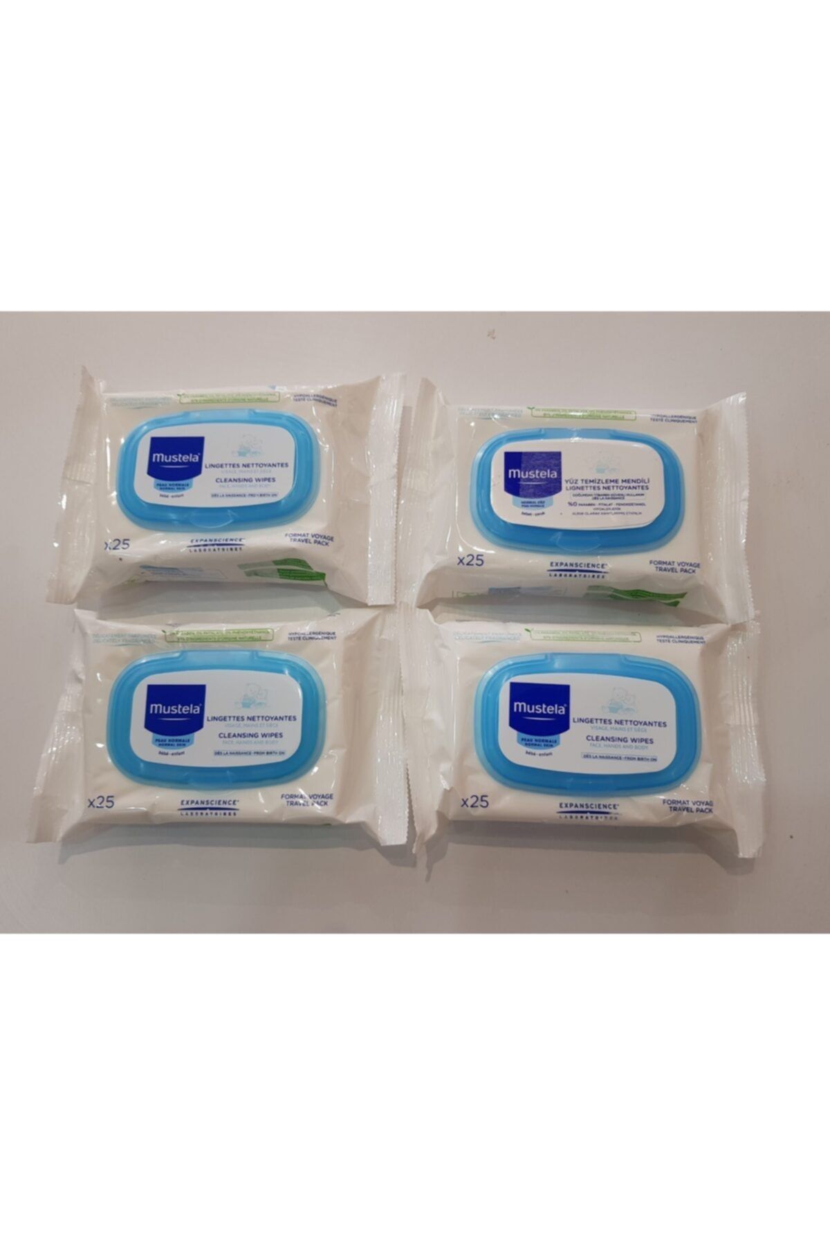 Mustela Yüz Temizleme Mendili 25'li X 4 Adet