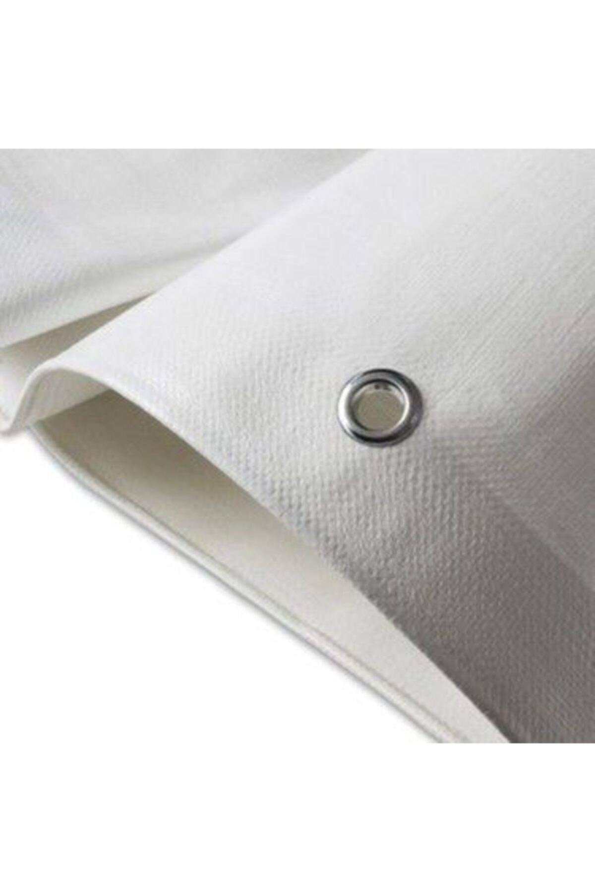 Edoplast 2x10 Metre Beyaz Çadır Branda Su Geçirmez Pvc Tente Gölgelik Koruma