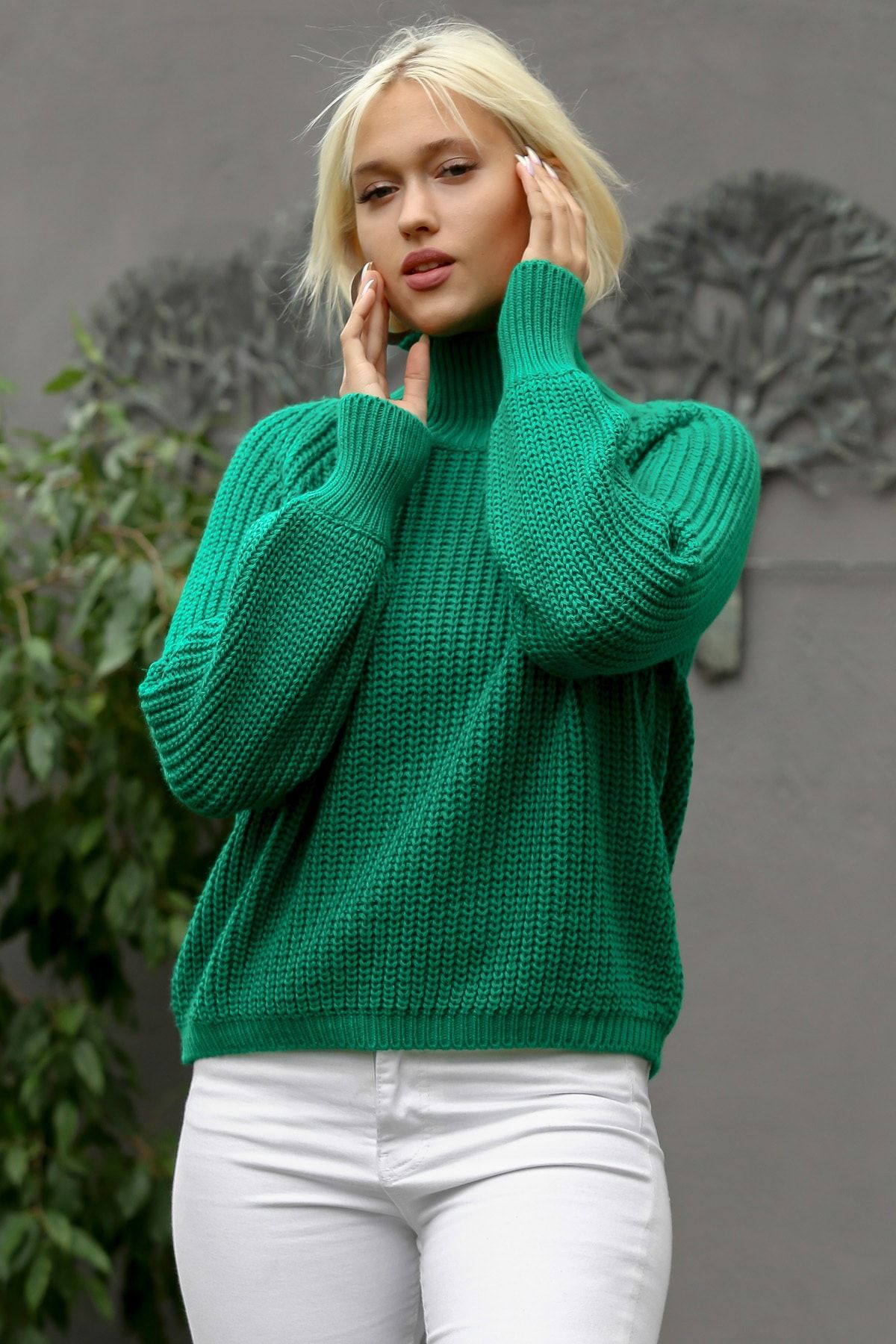 Pastel turtleneck sweater clearance