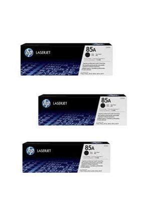 Ce285a (85a) Laserjet Pro M1212nf Mfp 3'lü Paket Orjinal Yazıcı Toneri 1,600 Sayfa * 3 Adet Image 0