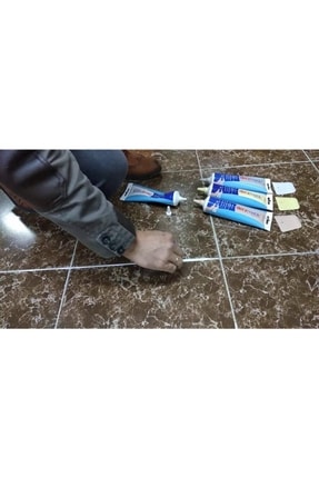 Hazır Derz Dolgu Gri Renkli Gaga Uçlu Fayans Mermer Seramik Derz Dolgusu 360 Gr. Image 1