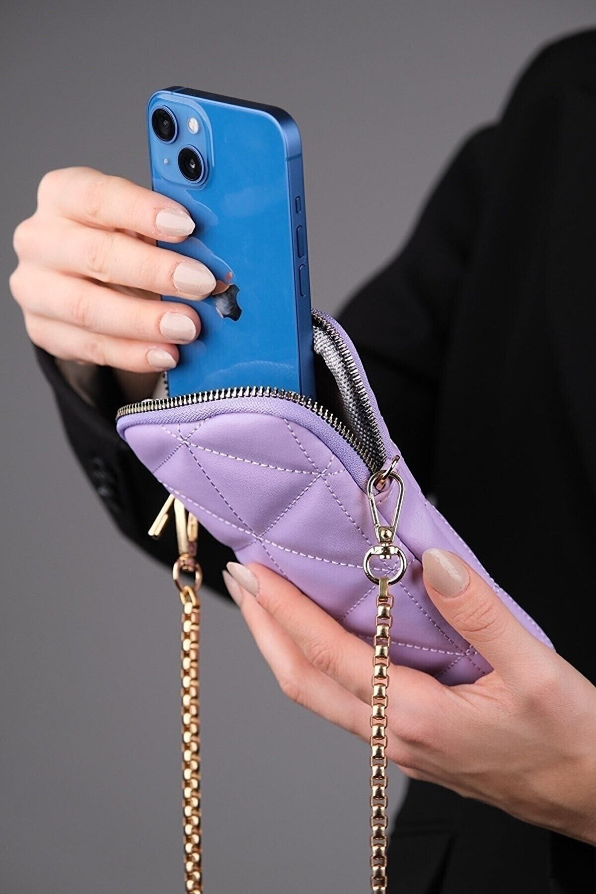 Chanel 20c phone on sale holder with chain