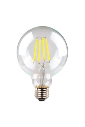 Rustik Led Filament Rustik Ampul E27 G95 6w 6500k Beyaz Işık Erd-46 Image 0