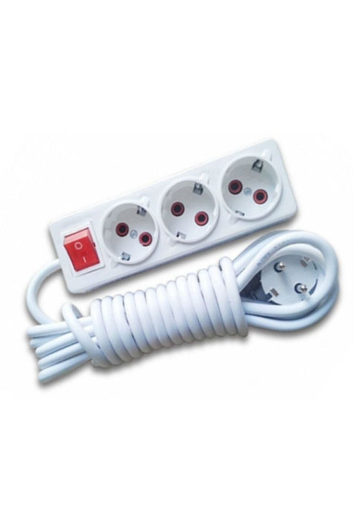 YFHOME Üçlü Priz Çoğaltıcı Çoklayıcı 10 Metre Uzatma Elektrik Kablosu