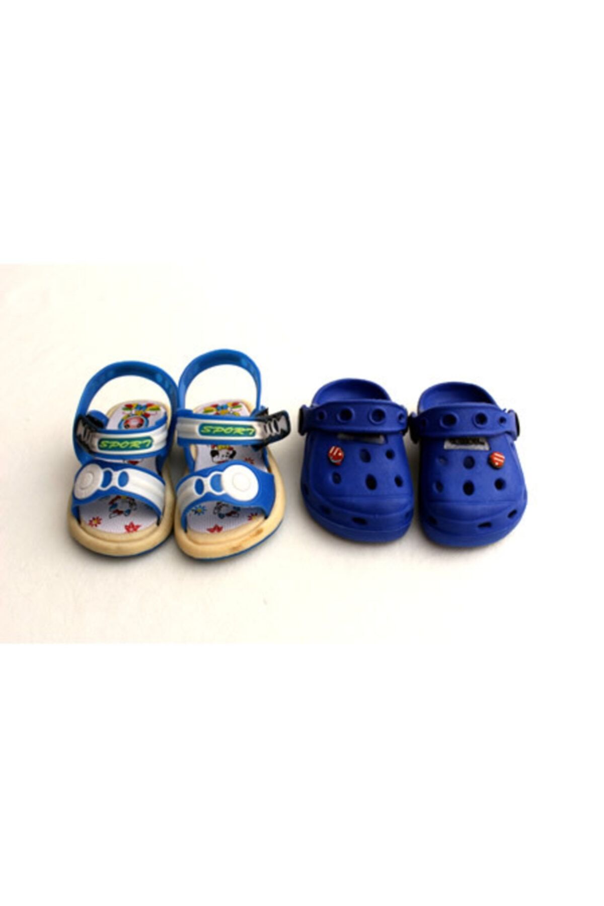 Karnaval Ayakkabi Kaymaz Taban Mavi Ikili Havuz Deniz Plaj Yazlik Erkek Bebek Crocs Terlik Sandalet Fiyati Yorumlari Trendyol
