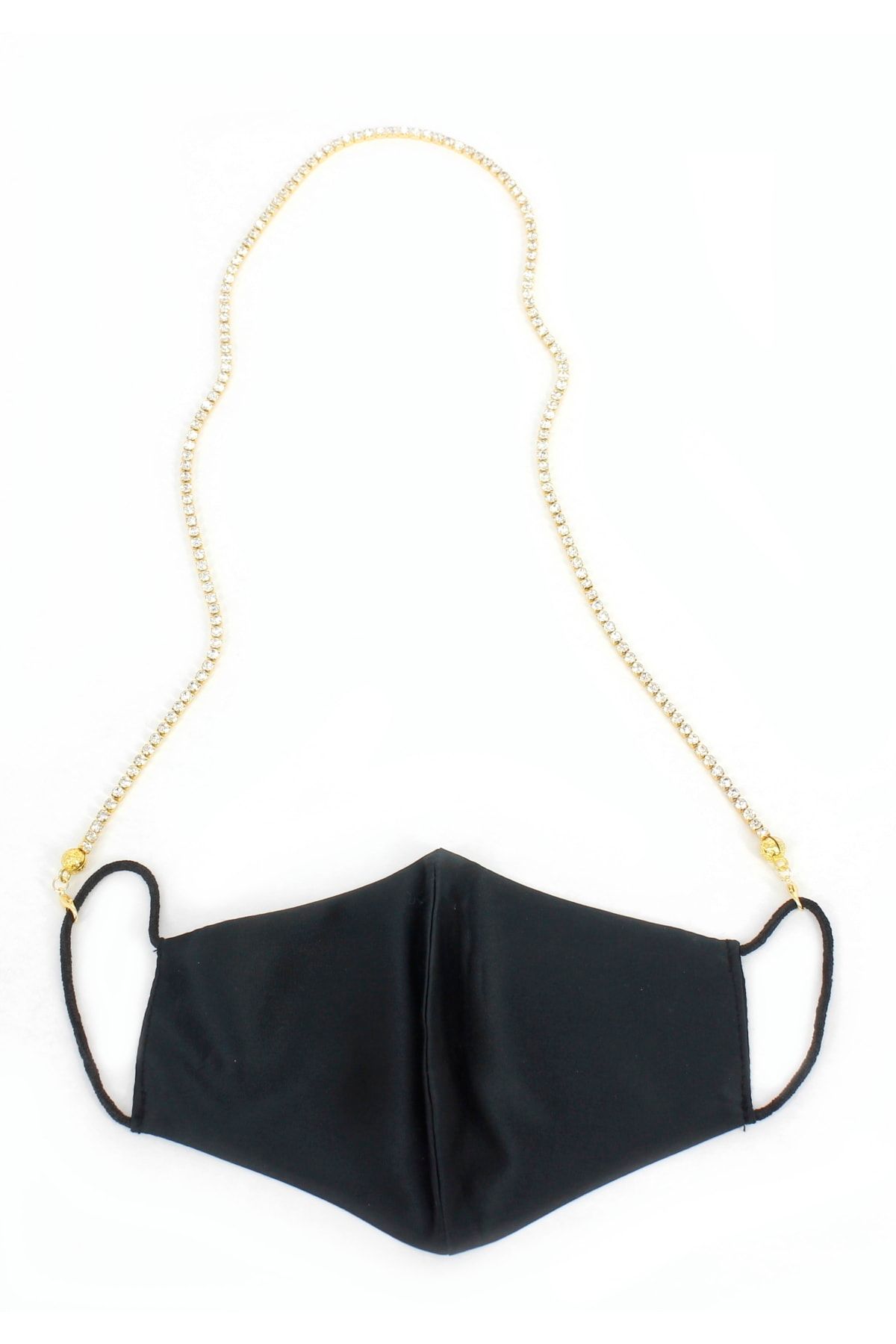Hane14 Taşlı Maske Zinciri 75 cm