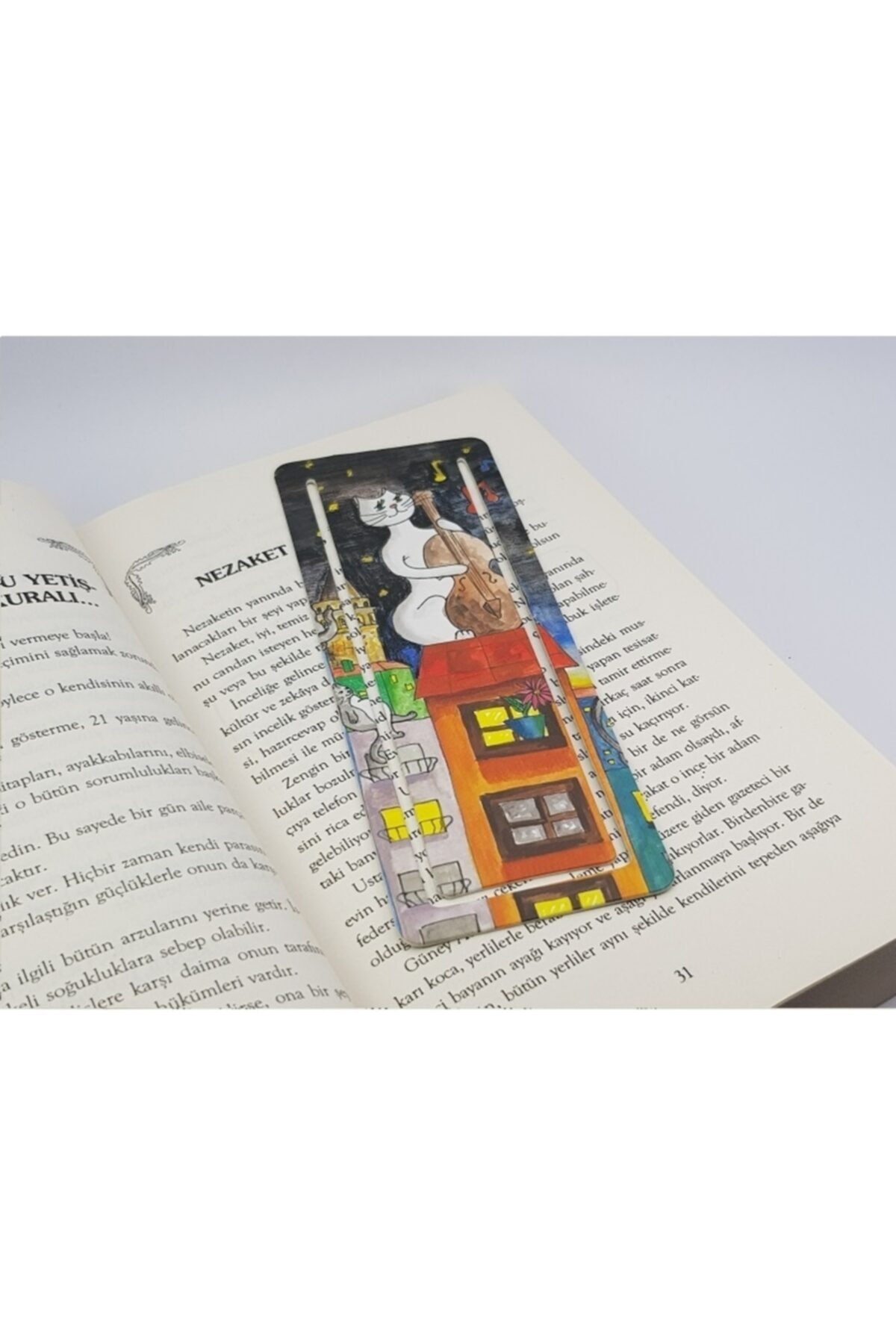 İstisna Ataç Kesim Damdaki Kemancı Kitap Ayracı