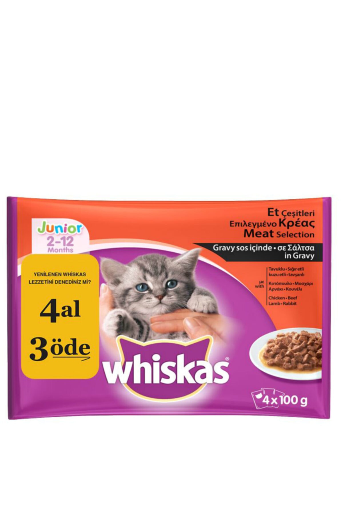 Whiskas Whıskas Poşet Junıor 2-12 Ay 400 Gr