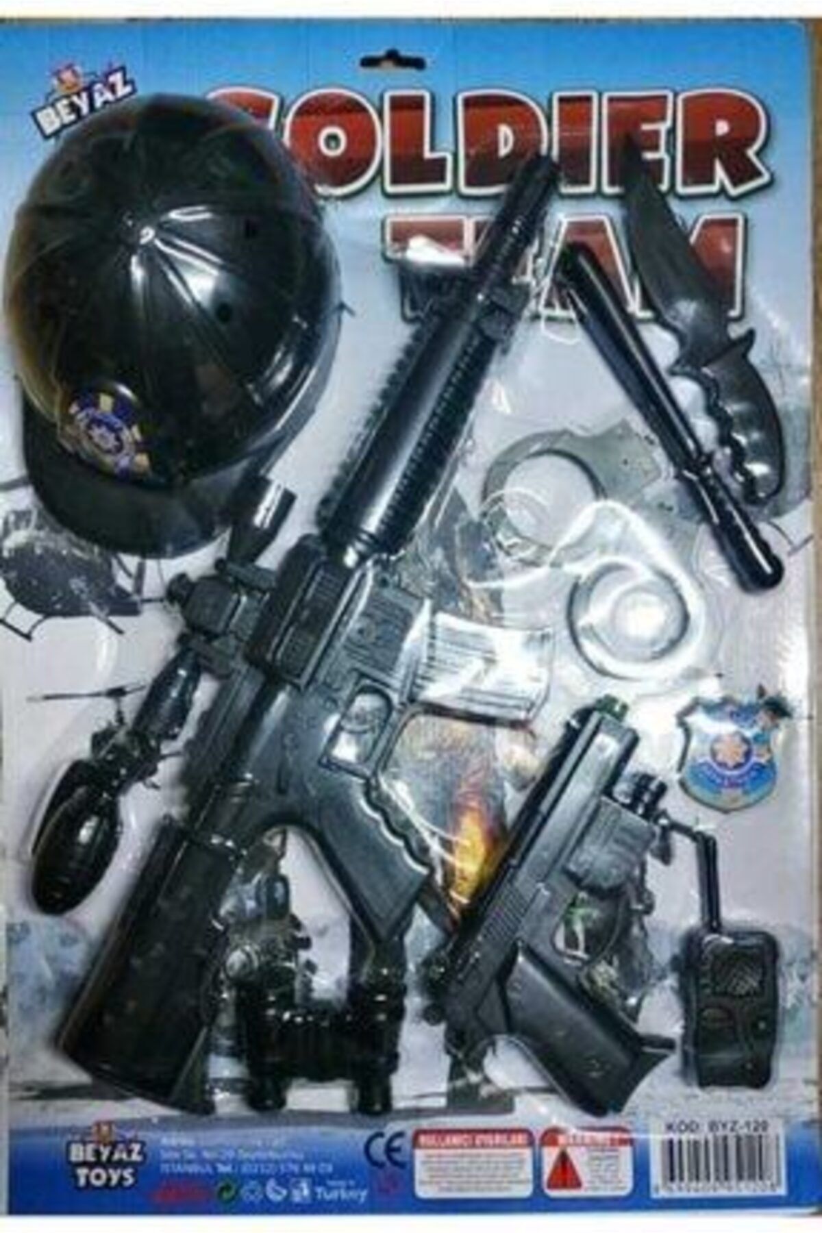 TEAM Kasklı Polis Seti