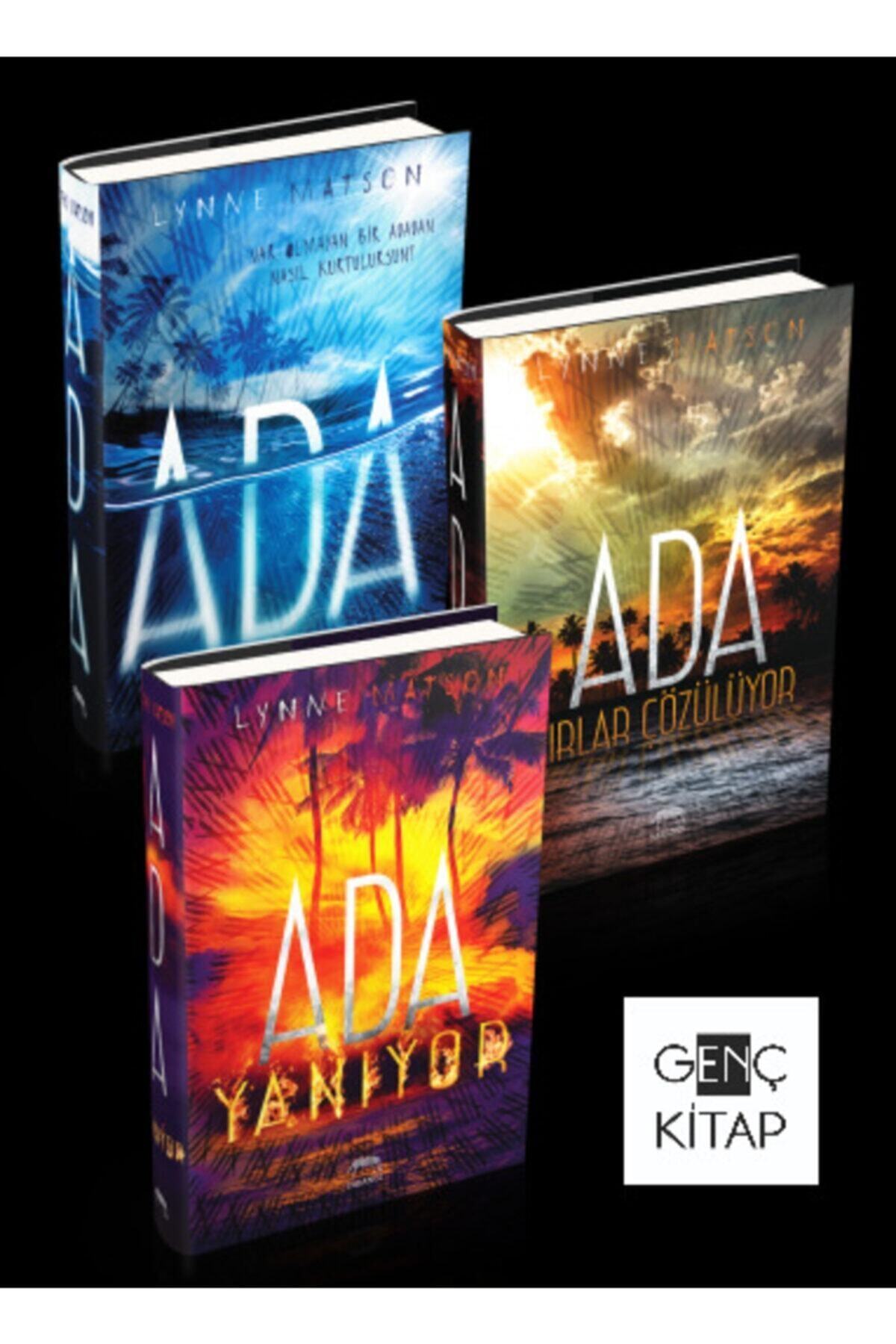 Yabancı Yayınları Ada Serisi 3 Kitap Set Ada Sırlar Çözülüyor Ada Yanıyor Lynne Matson