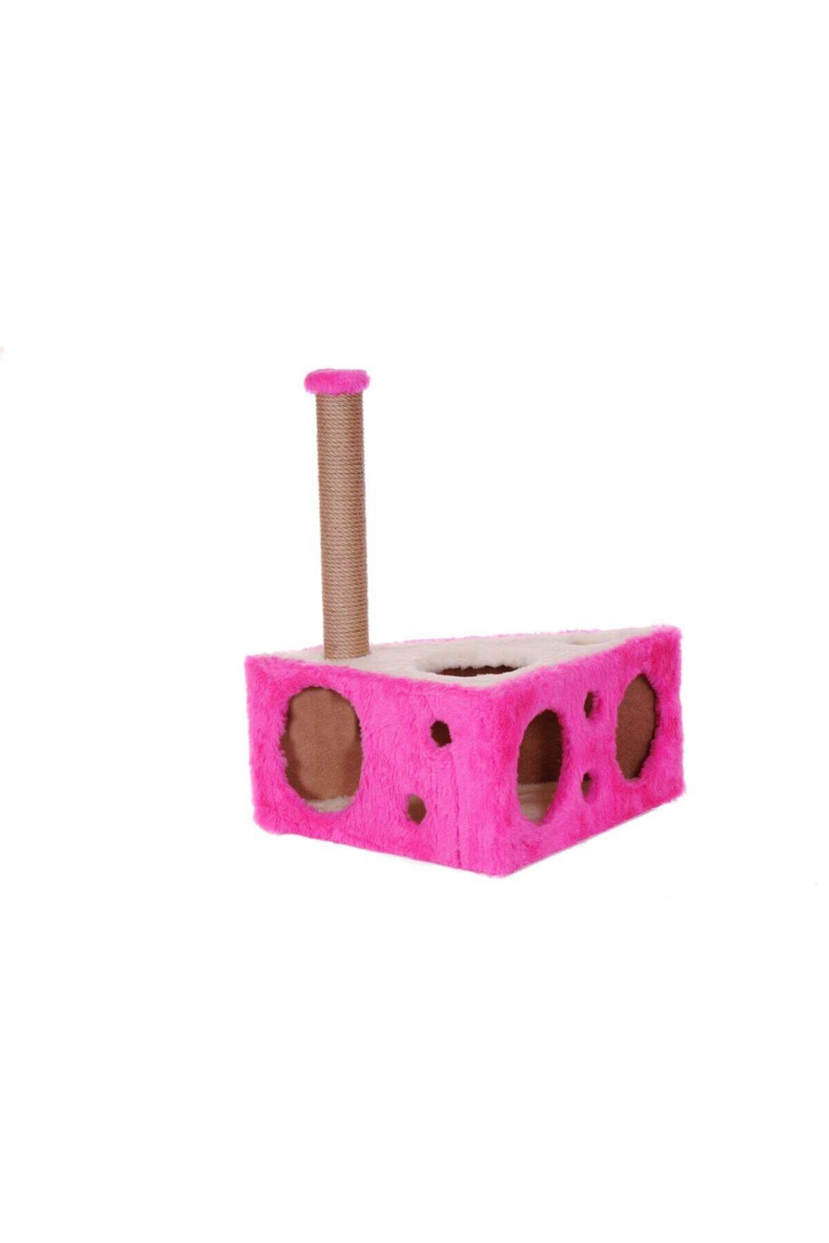Cathause Cat Hause Tırmalama Kedi Evi Peynır (Pembe) [pey]