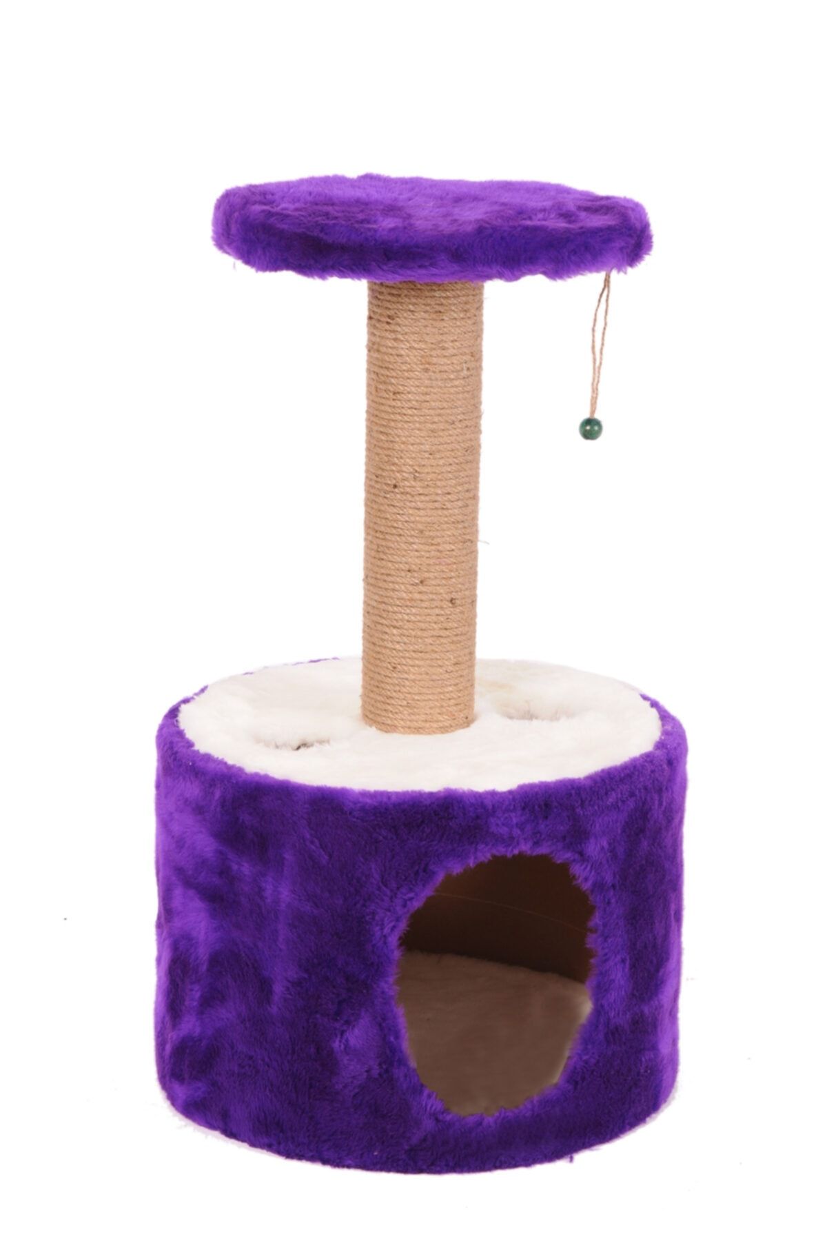 Cathause Cat Hause Tırmalama Kedi Evi Sılındır (Mor) [sıl]