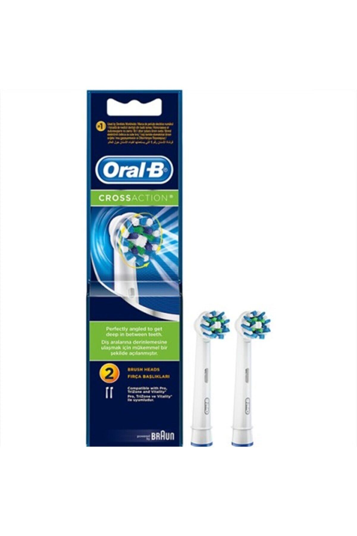 OralB Cross Action 2'lü Diş Fırçası Yedek Başlığı