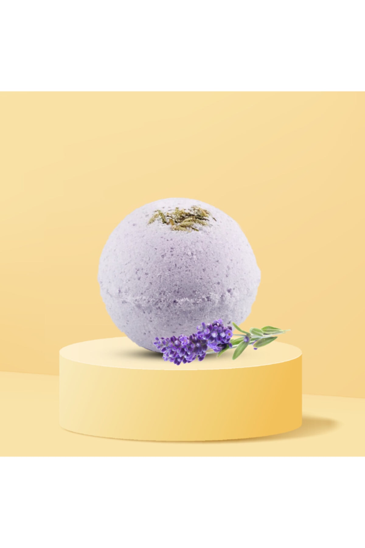 Super Bath Bomb Doğal Banyo Topu  Banyo Bombası Lavanta Kokulu 200 g
