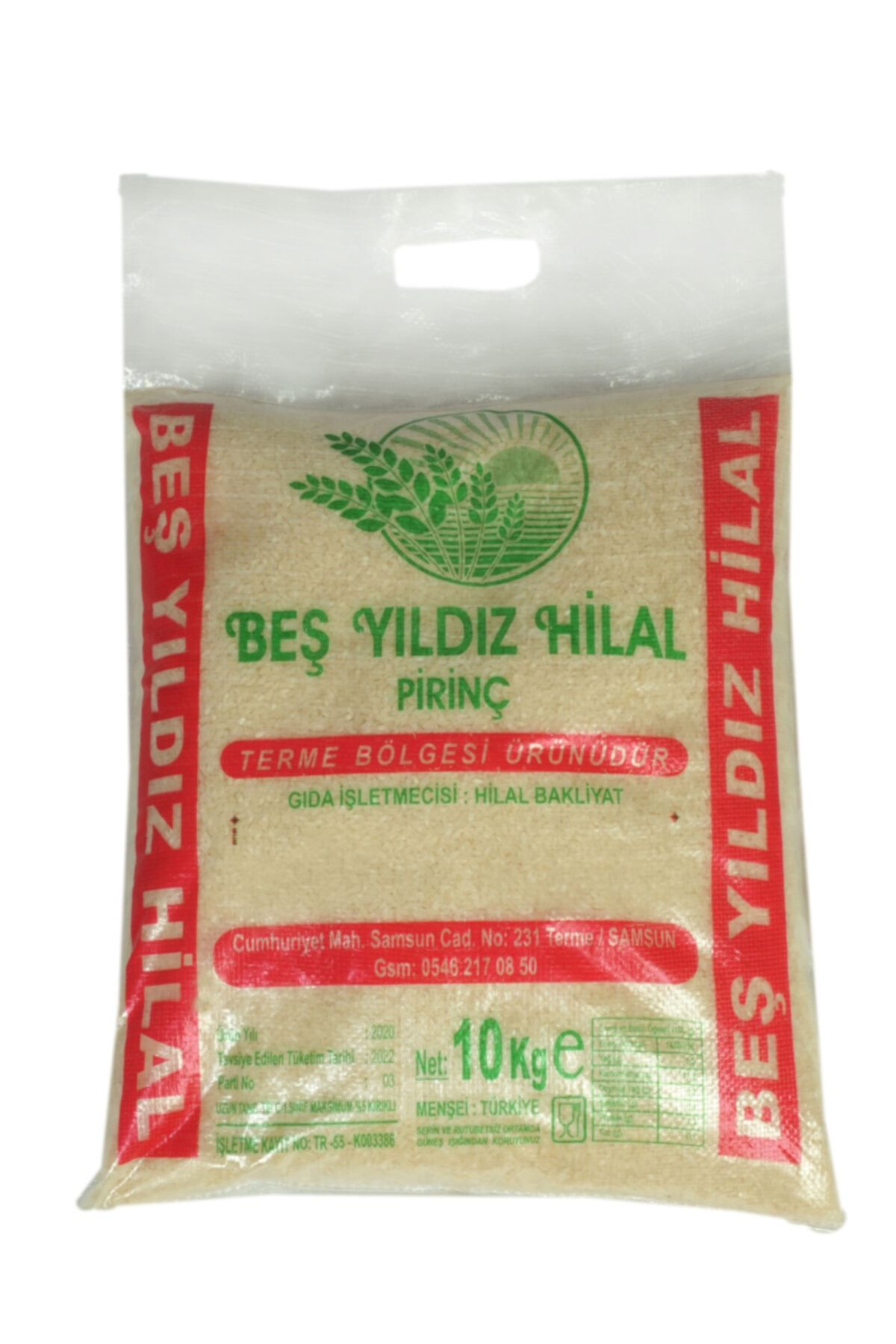 Beşyıldız Hilal Pirinç 10 Kg