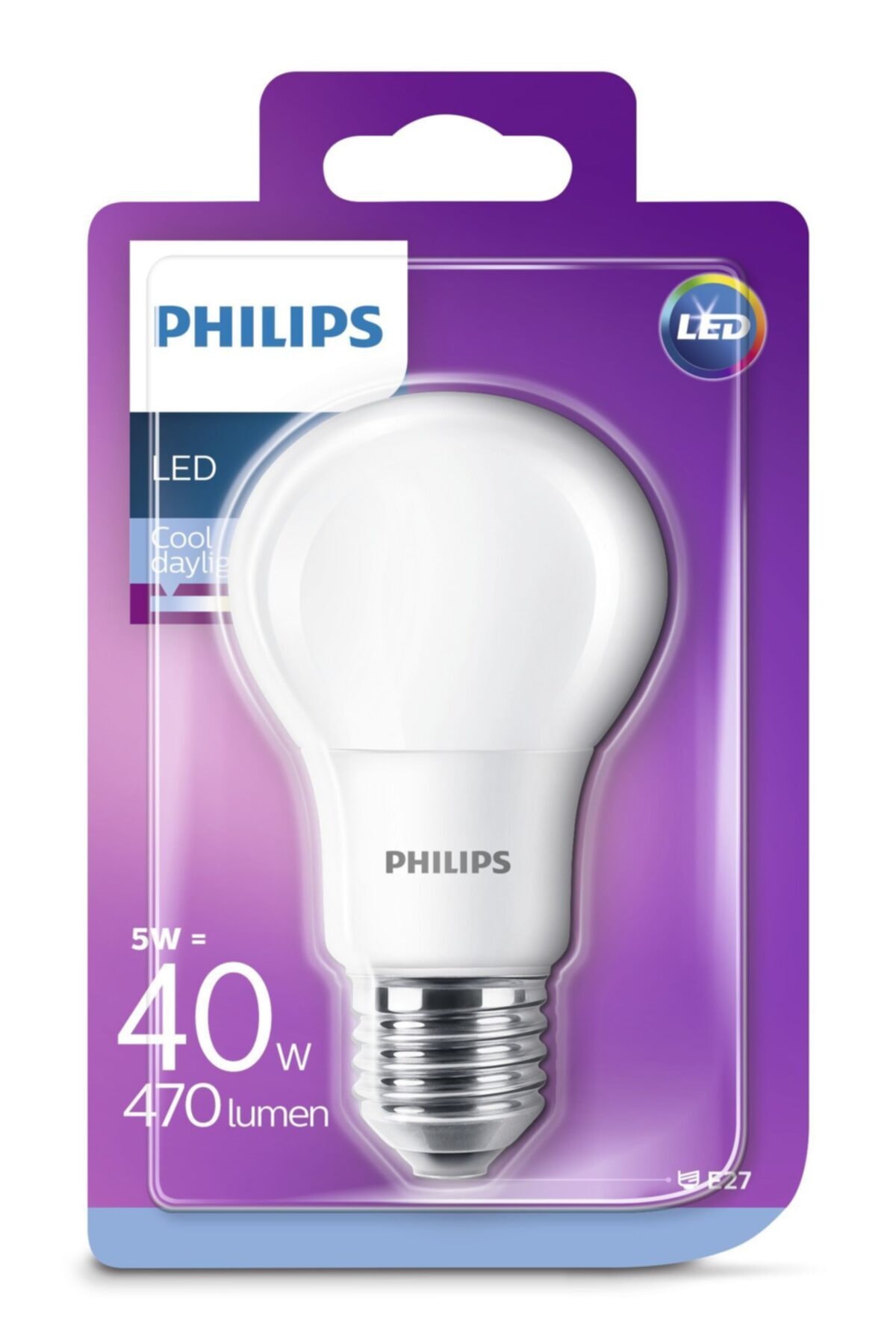 Philips Led Lamba 5w - 40w E27 Beyaz Işık Akkurtlar
