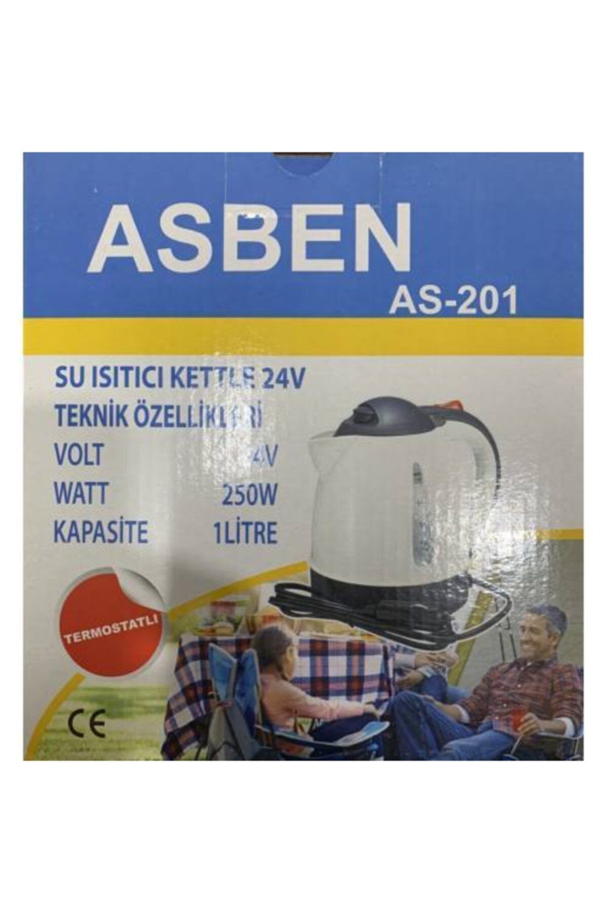 ASBEN Su Isıtıcı Kettle 24 Volt-