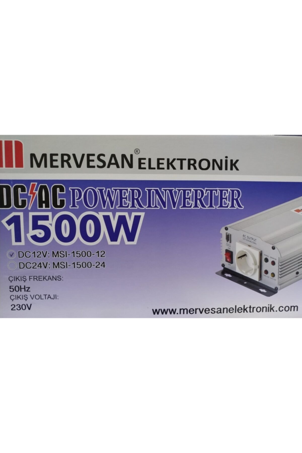 Mervesan 12 V 1500 W Inverter