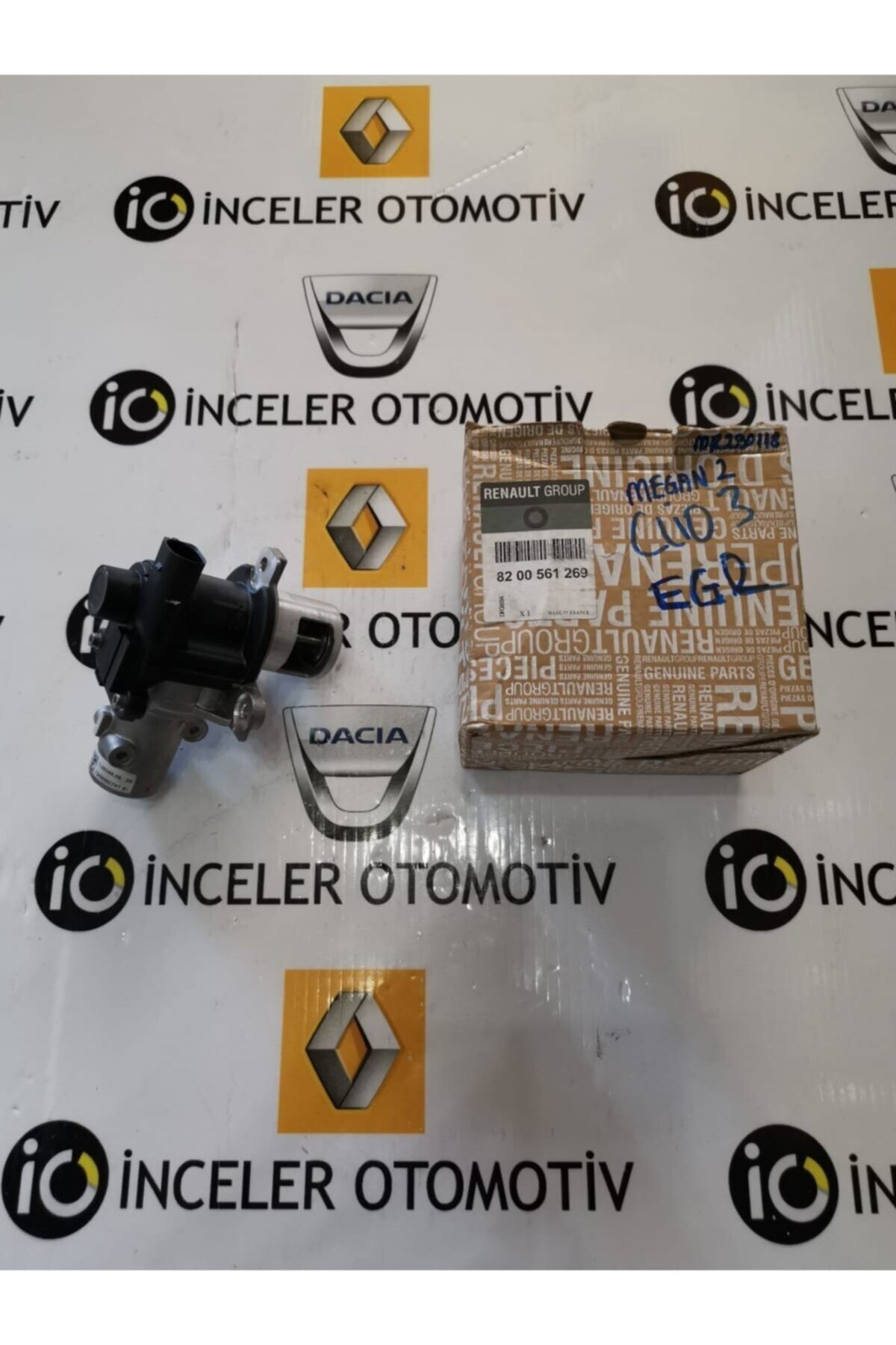 İnceler 8200561269 Egr Valfı Devırdaım Vanası (clıo Kangoo Laguna) Iıı