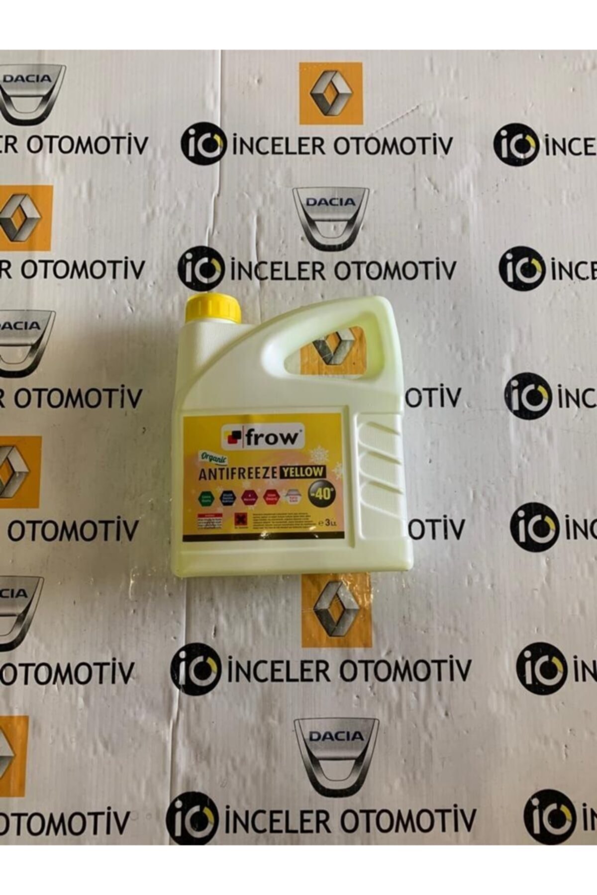 İnceler Renault Dacıa 3 Lt Organık Sarı Antıfrız