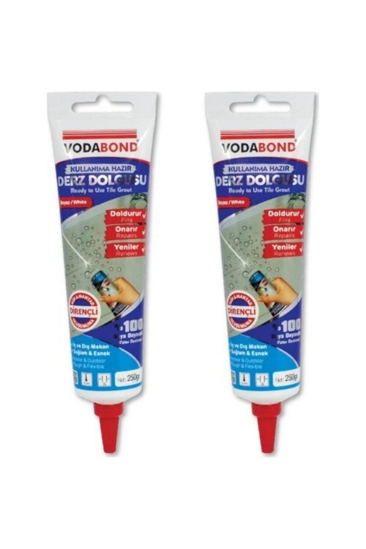 Vodabond Derzmatik Beyaz Kullanıma Hazır Derz Dolgu 250gr 2adet
