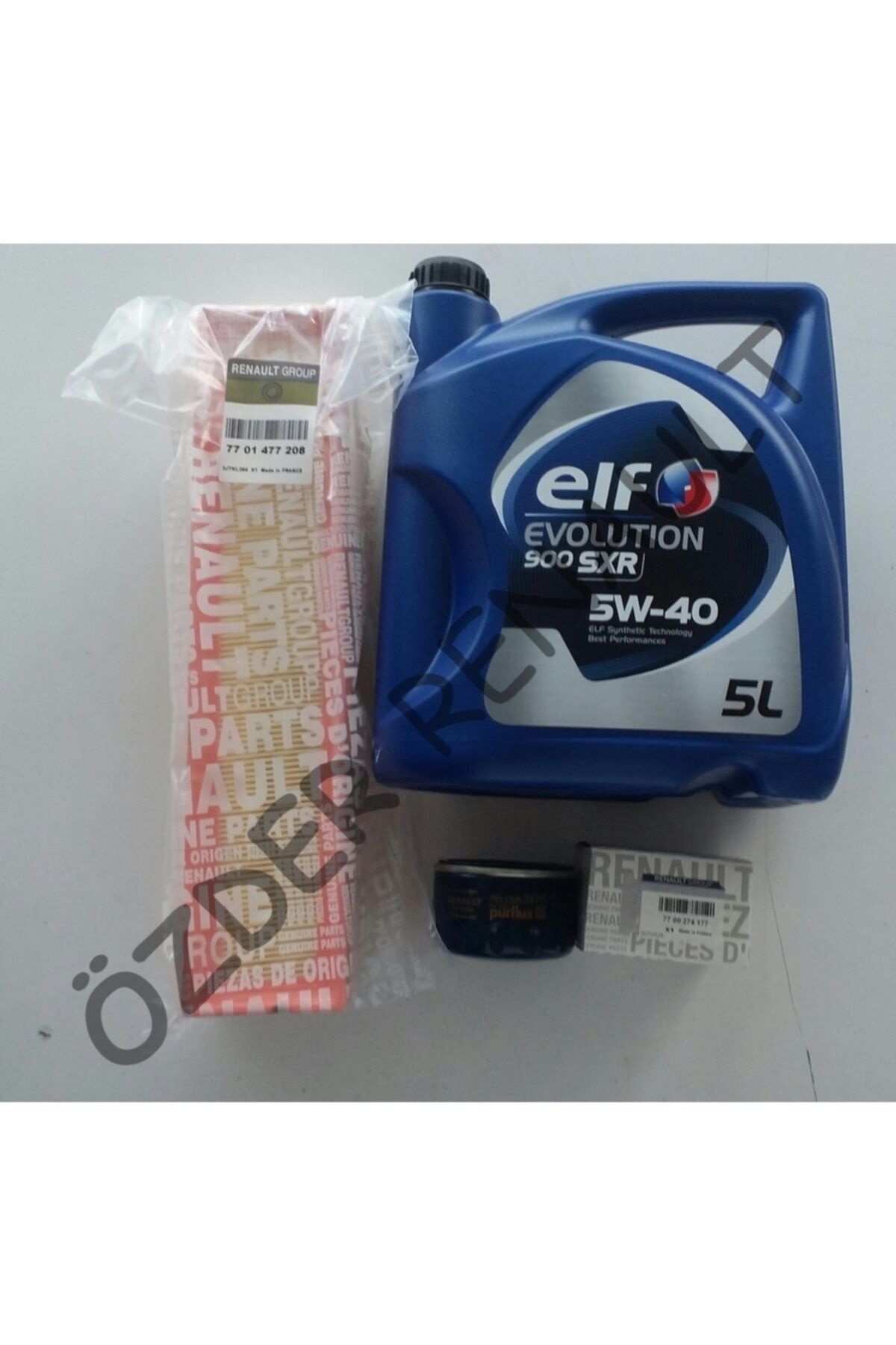 Renault Clio 2 1.5 Dci K9k Yağ Bakım Seti ( Yağ Filtresi+hava Filtresi+ 5/40 5lt Elf Motor Yağı)
