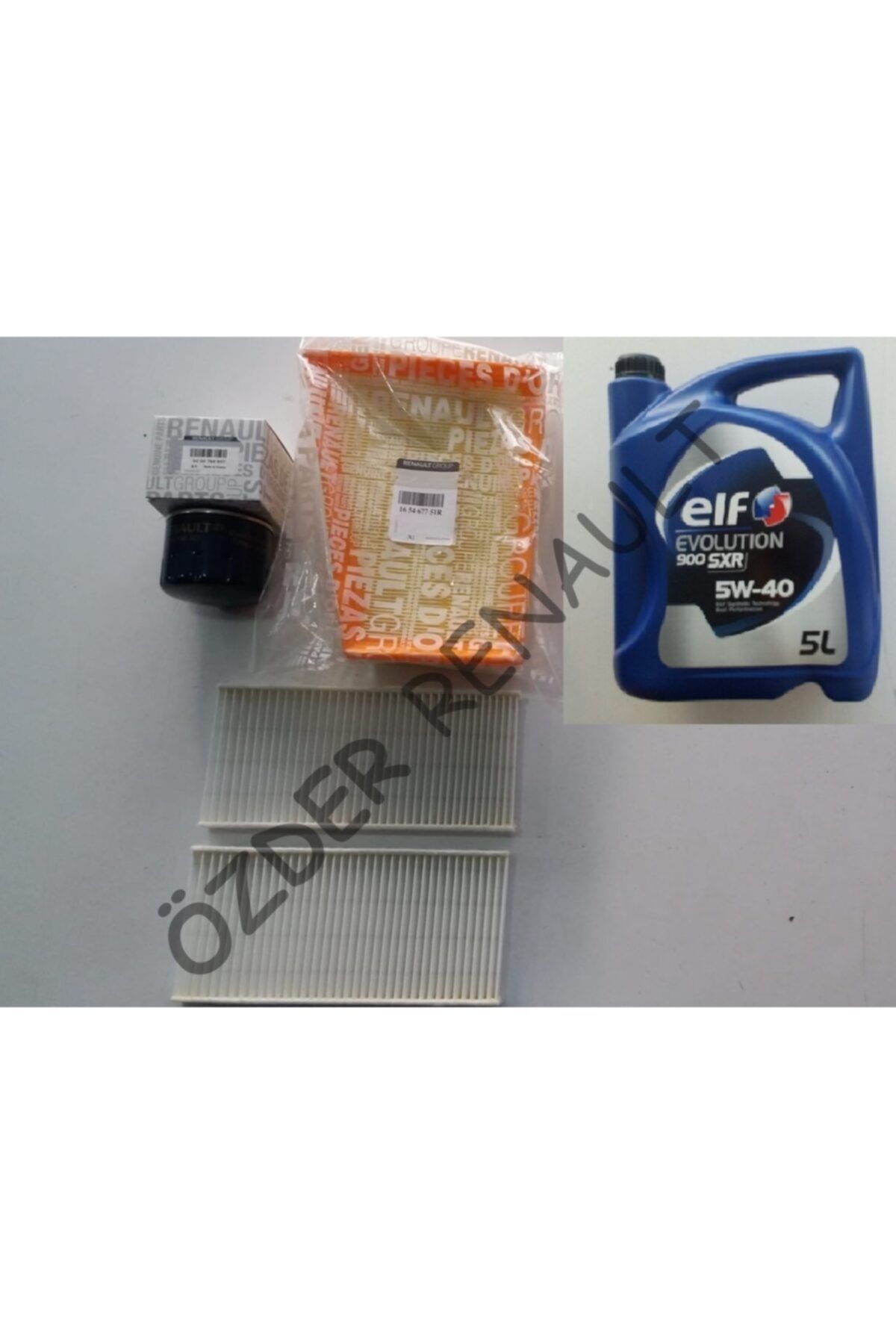 Renault Kango 3 1.5 Dci K9k 09-12 Yağ Bakım Seti ( Yağ Filtresi+hava Filtresi+polen Filtresi+ 5/40 5lt Elf M