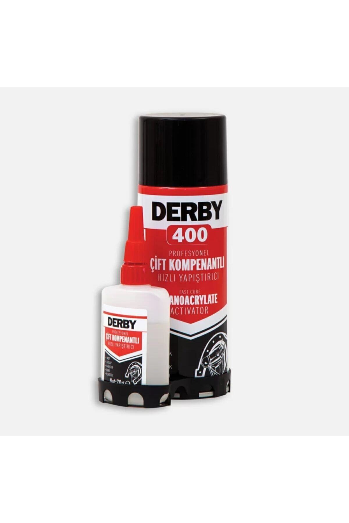 Derby Hızlı Yapıştırıcı 400ml Ve 70gr Plastik Yapıştırıcı