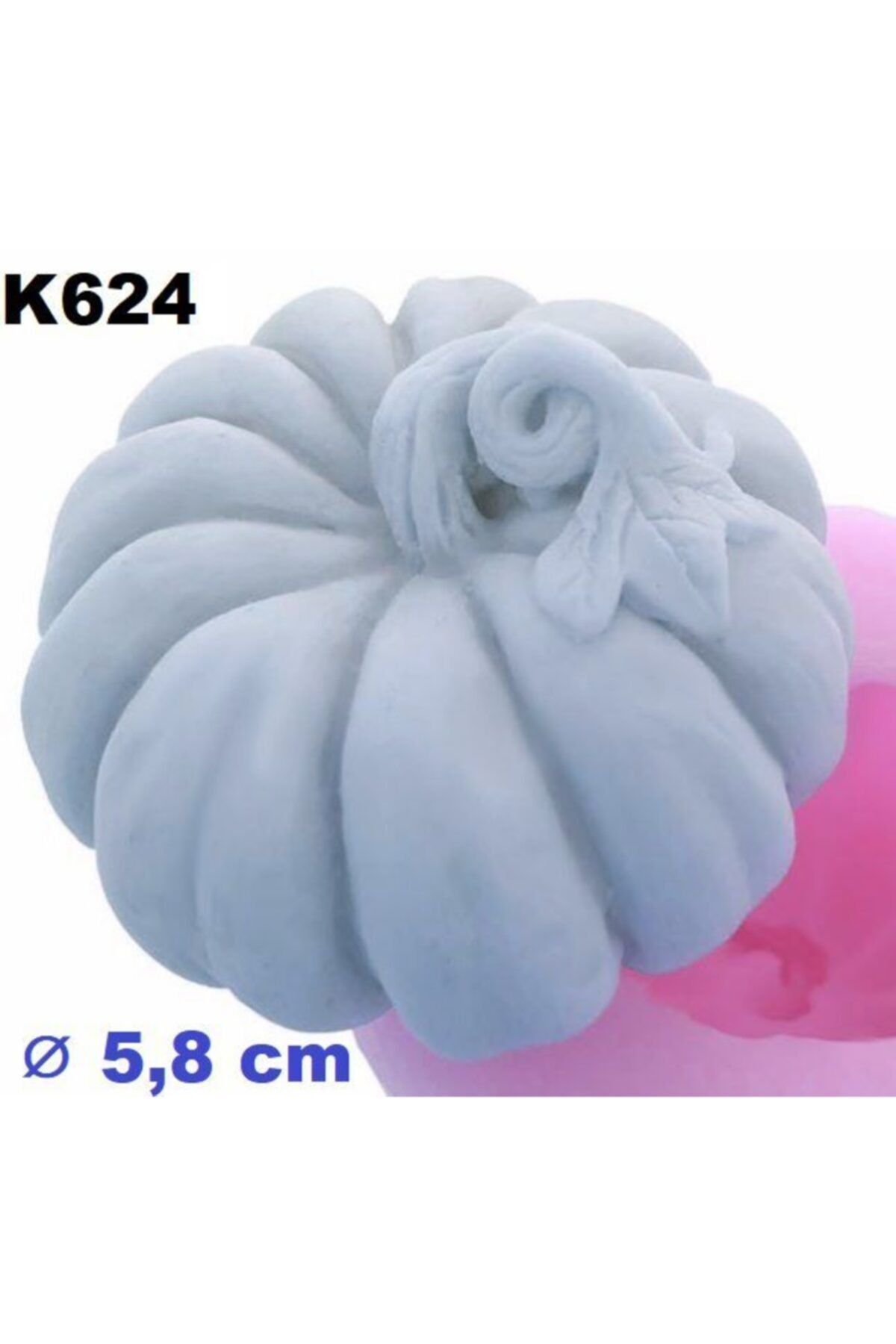 morlalem 5,8cm Kabak Silikon Kalıp K-624